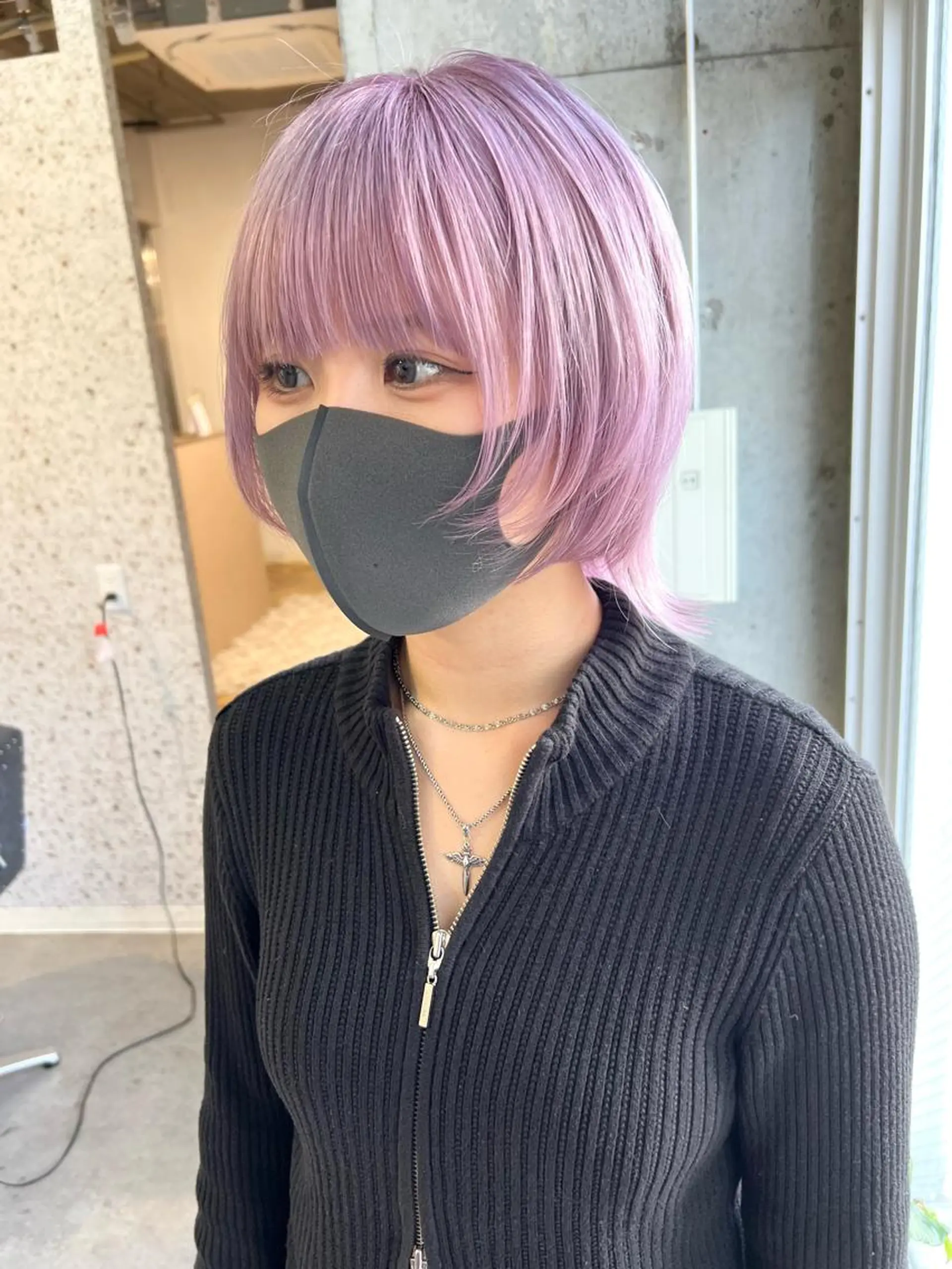 ショート カラー バレイヤージュ ブリーチ ケアブリーチ ハイライトカラー インナーカラー ヘアカラー トリートメント lani ブリーチ /ダブルカラーのヘアスタイル