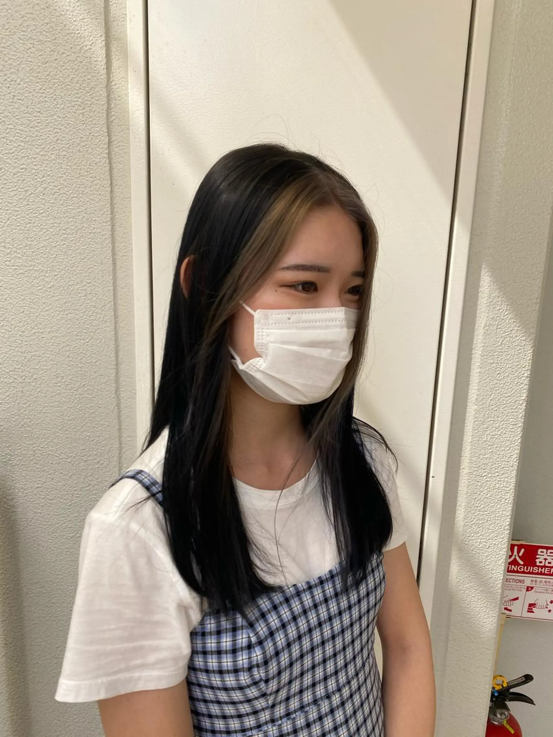 セミロング カラー ナチュラル/韓国💎 haruka 💎のヘアスタイル