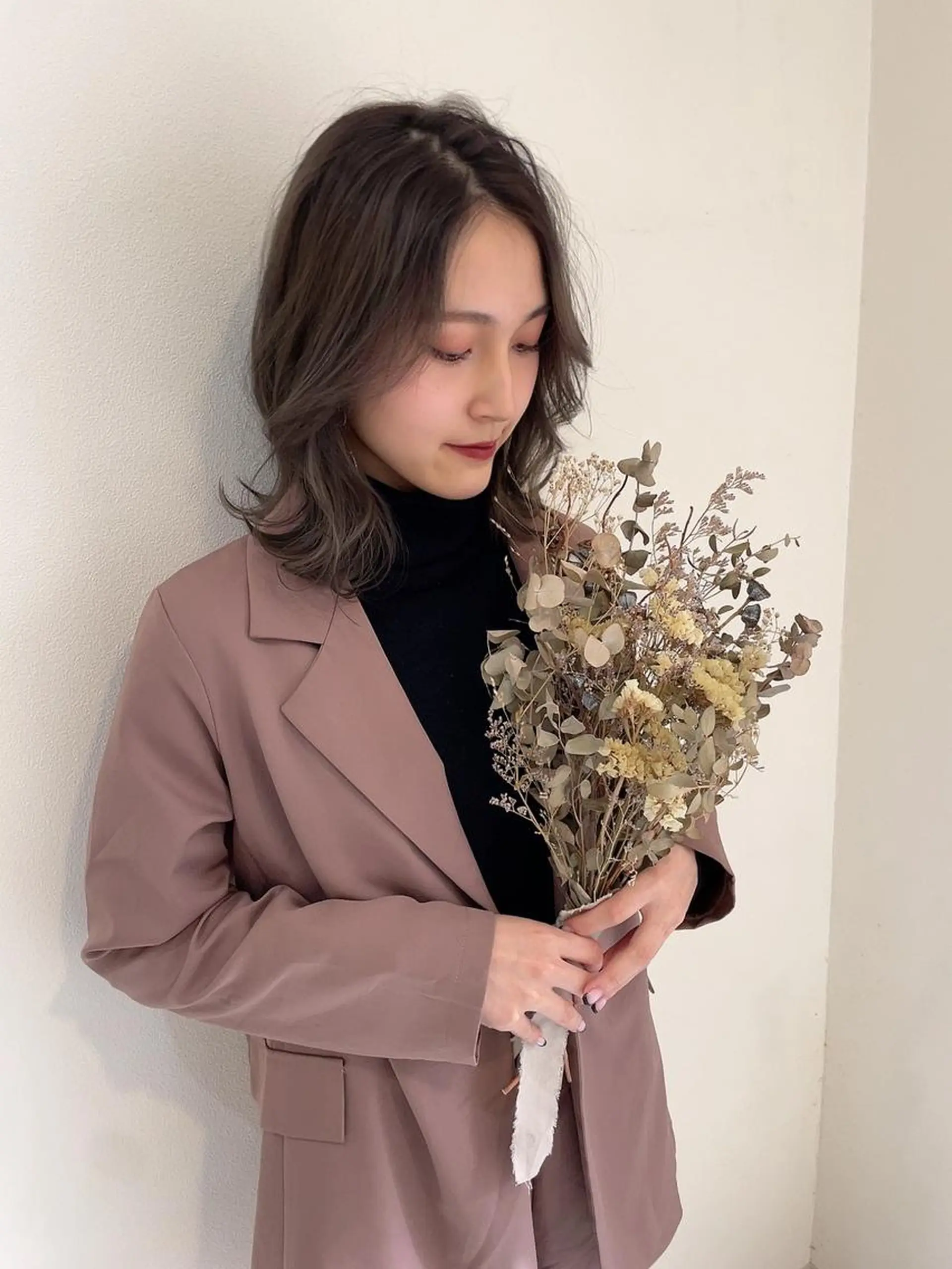 ミディアム カラー 髪質改善特化 🫧松野力也のヘアスタイル