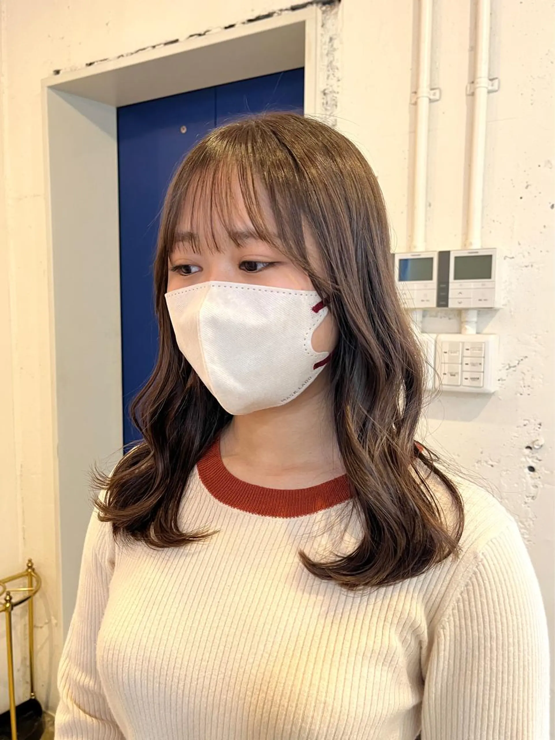 セミロング カラー カット ヘアカラー トリートメント RYOMA/ 似合わせ🎧🤍のヘアスタイル