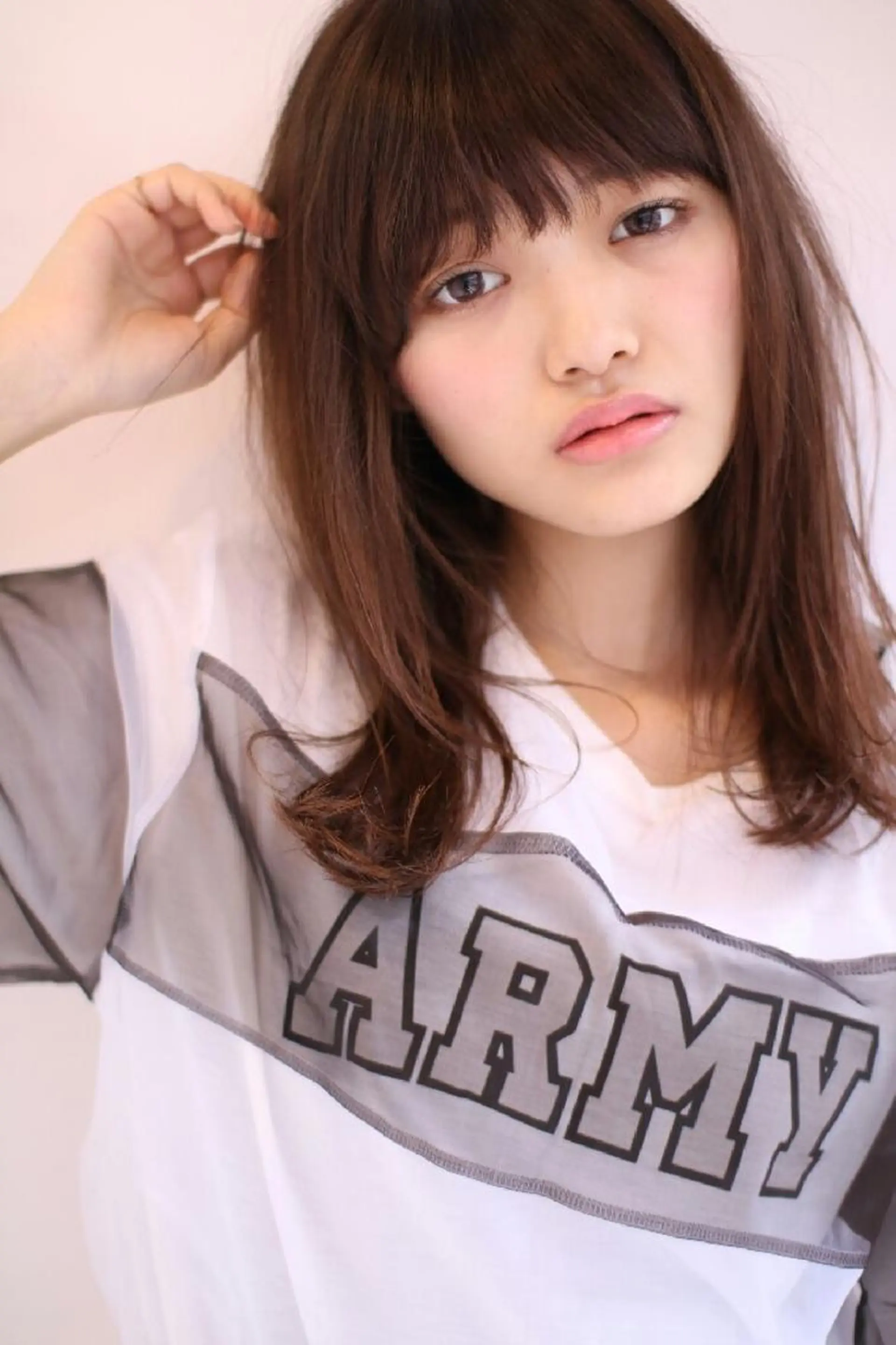 ロング カラー 堀内 翔のヘアスタイル