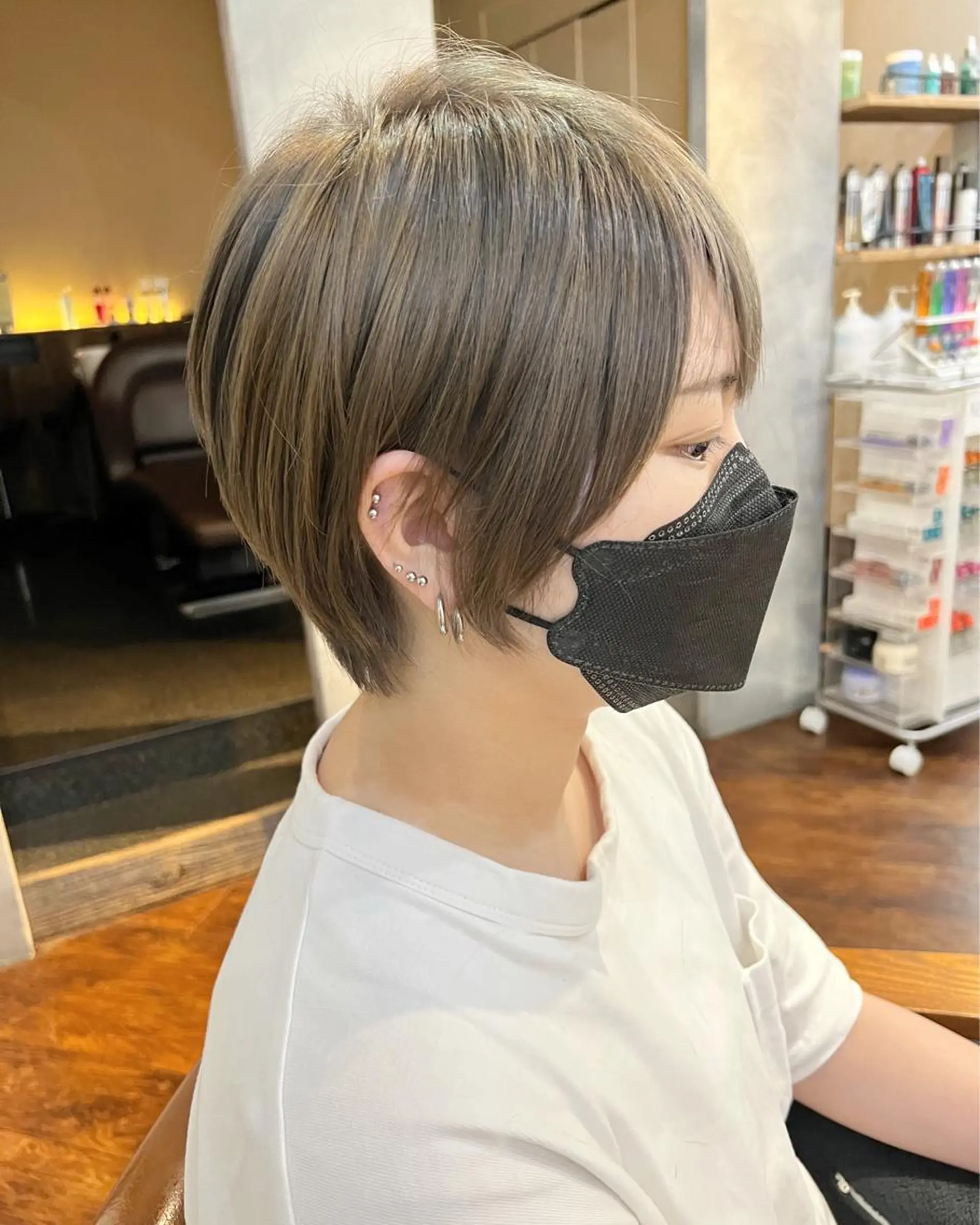 ショート ショートヘア ヘアカラー トリートメント インナーカラー🦔 🐾KEISUKEのヘアスタイル