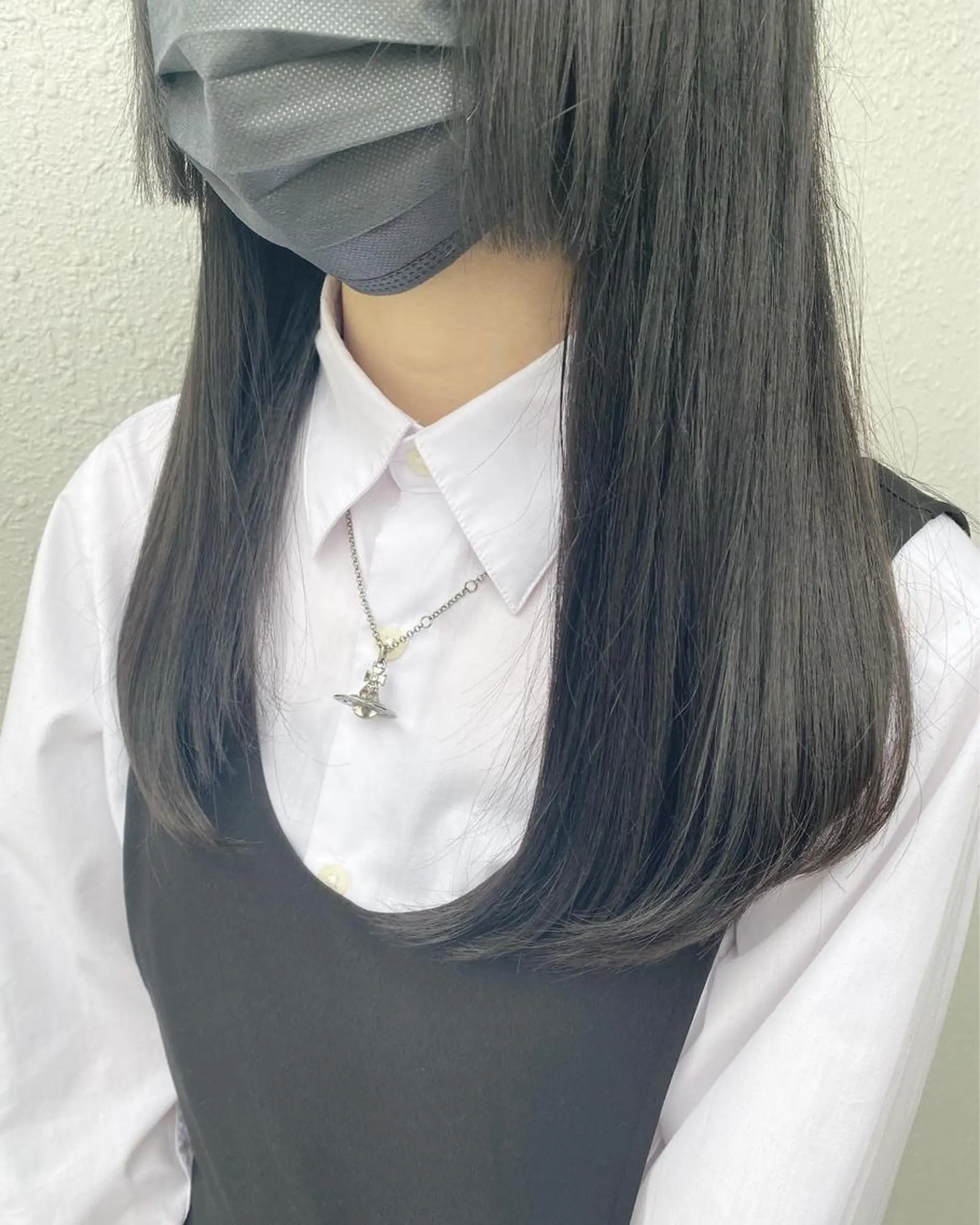 ロング カラー ブリーチ ヘアカラー トリートメント 後藤紗英/髪質改善 /オリーブベージュのヘアスタイル