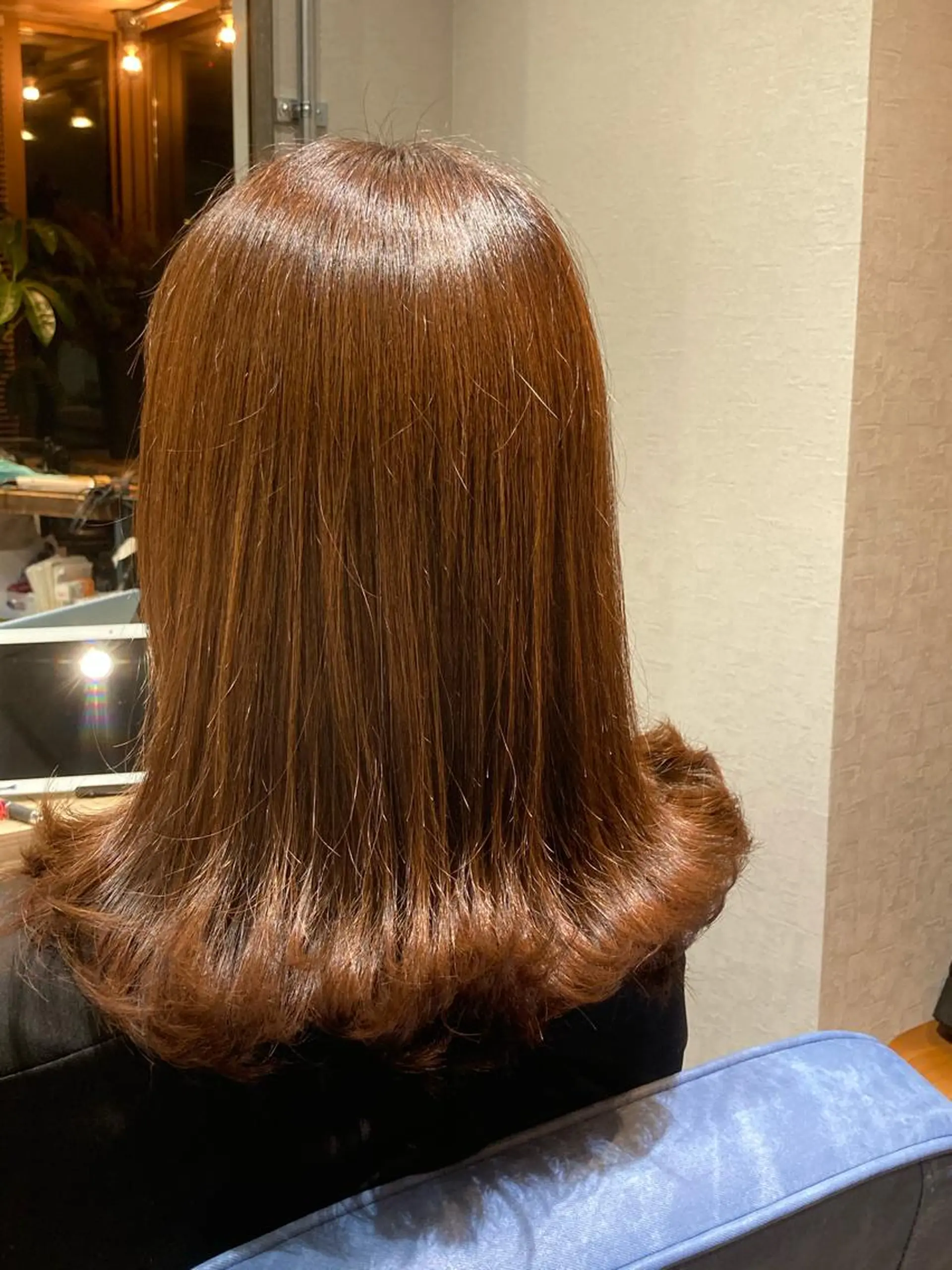 セミロング カラー アディクシーカラー 浅野 順一のヘアスタイル