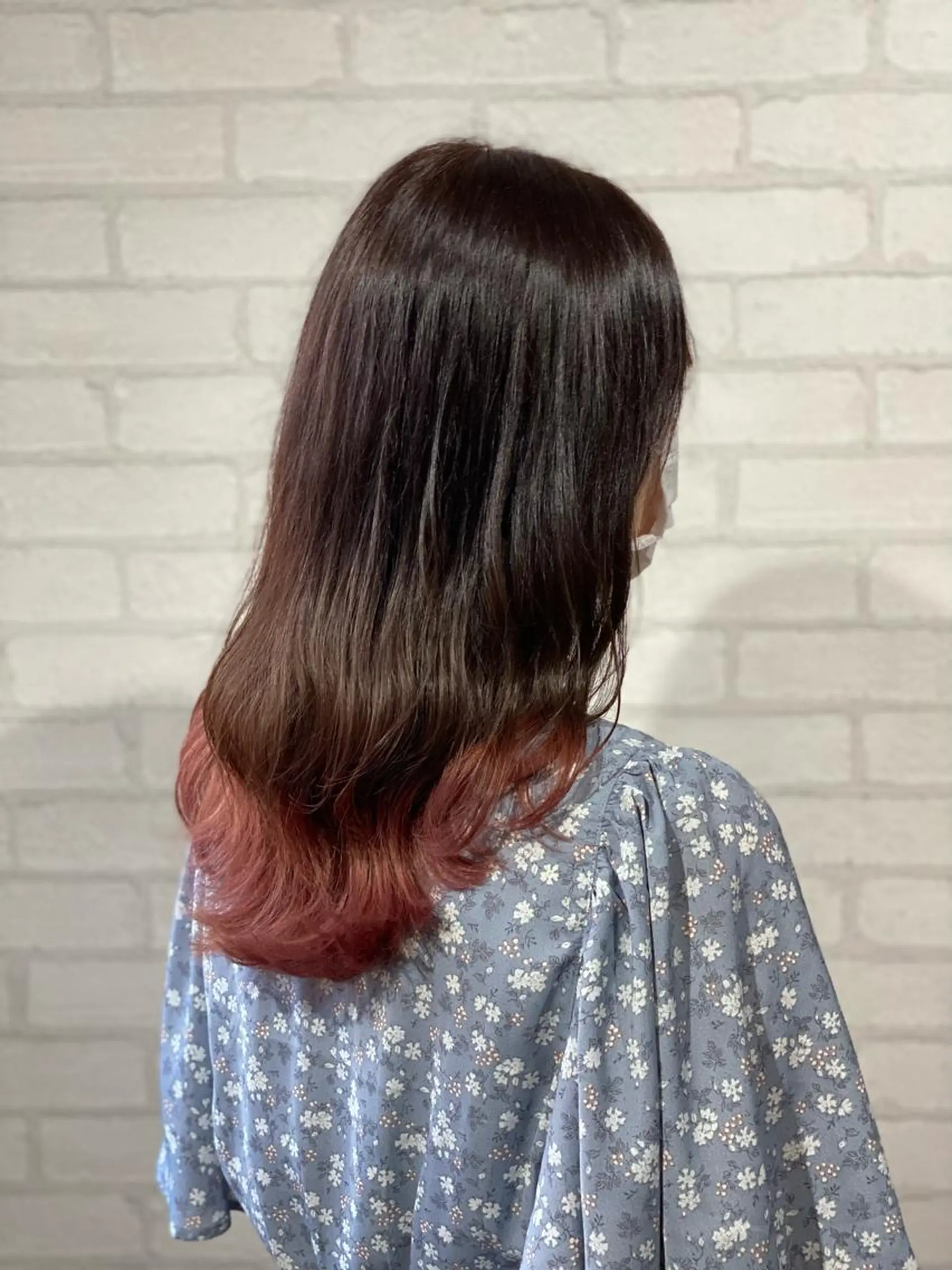 ロング カラー アッシュ ピンクカラー ピンクアッシュ バイオレットカラー ✨ハイトーン カラー福岡拓也✨のヘアスタイル