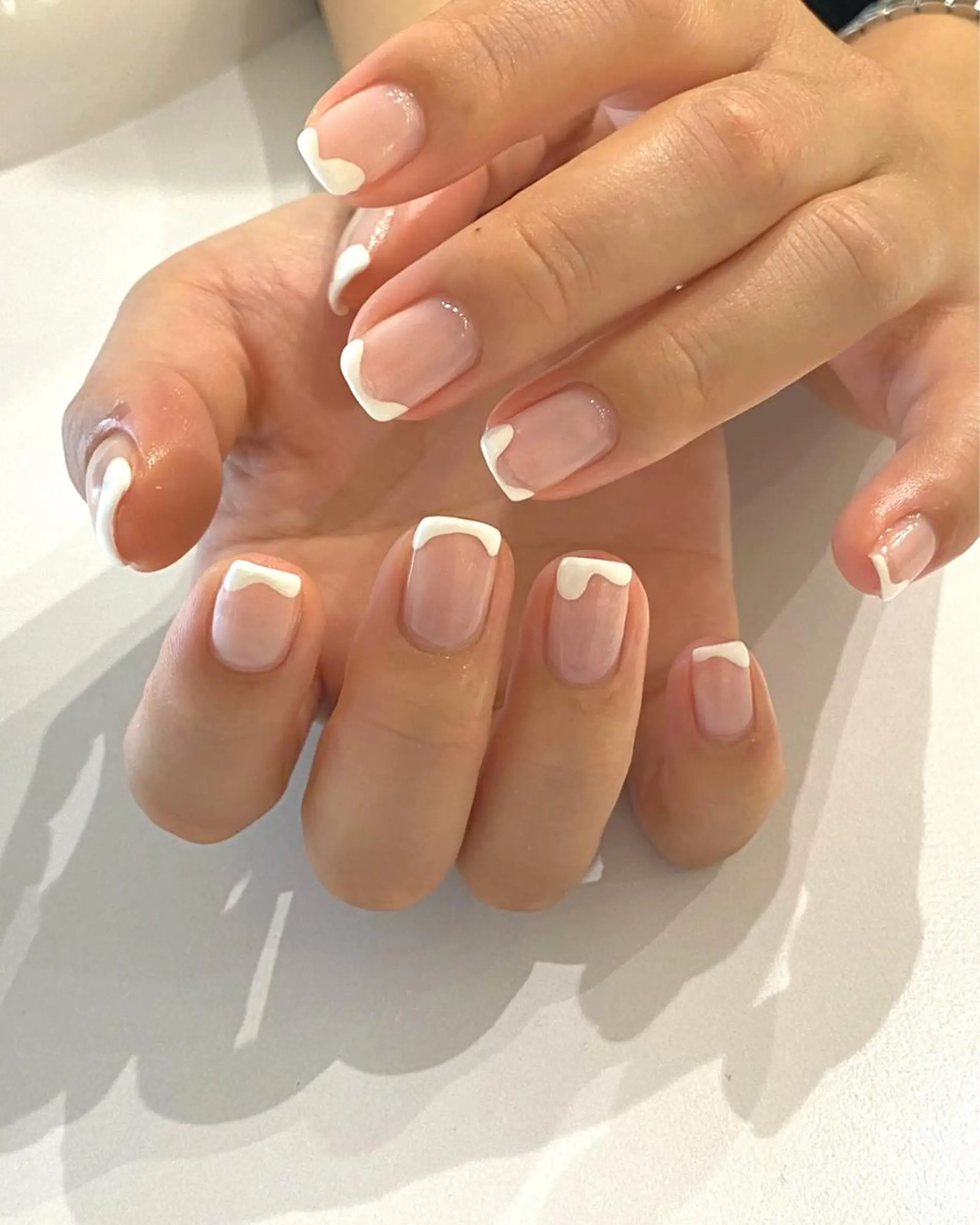 ネイル フレンチネイル ハンドネイル Ann nailのネイルデザイン