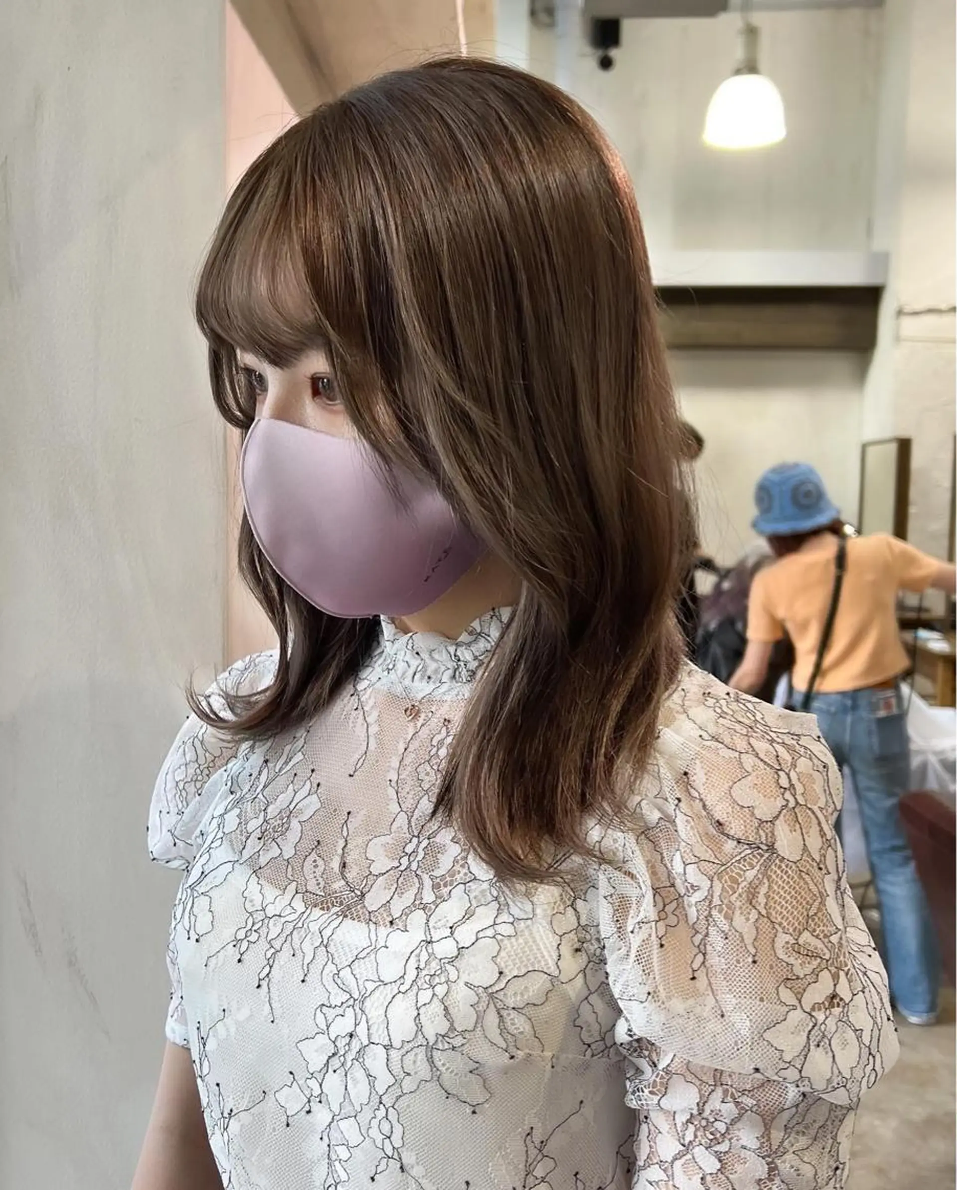 カラー ヘアカラー ✨ブリーチなしカラー ×髪質改善✨松村 潤のヘアスタイル