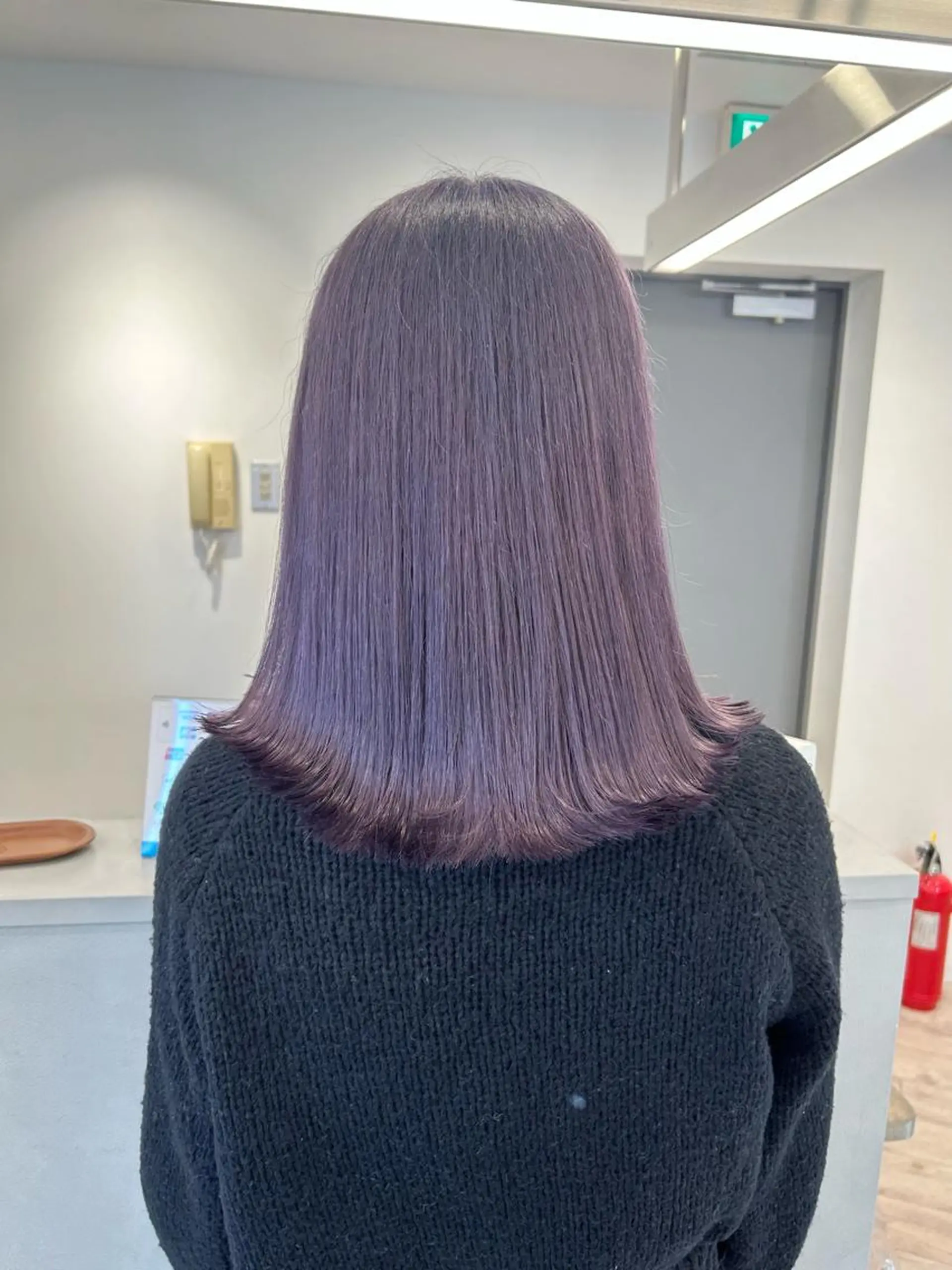 ミディアム カラー ヘアカラー ハイトーン特化サロン 🍑momo🍑のヘアスタイル