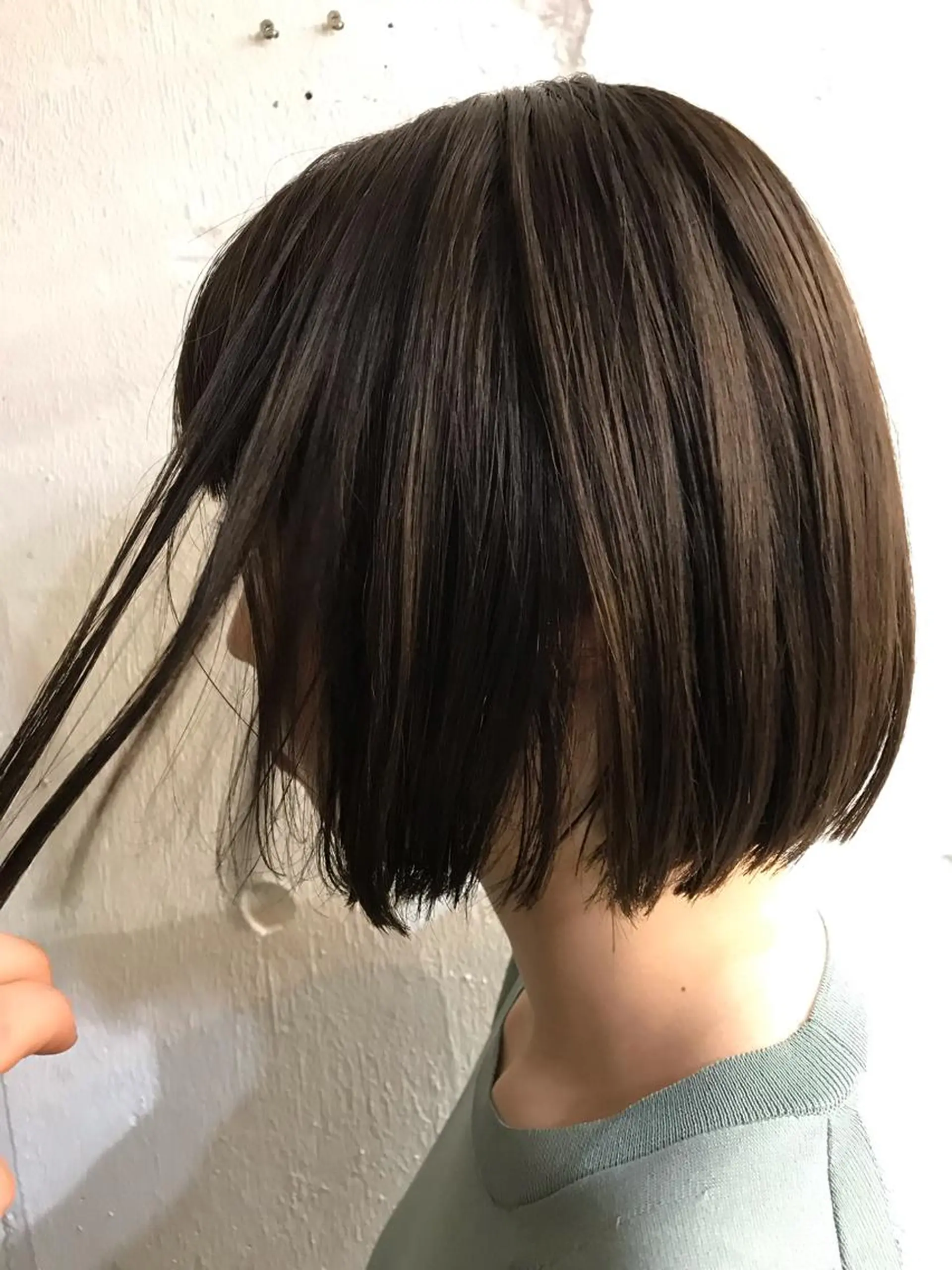 ショート カラー カット パーマ トリートメント 木村陸弥 似合わせ 透明感カラー🌿のヘアスタイル