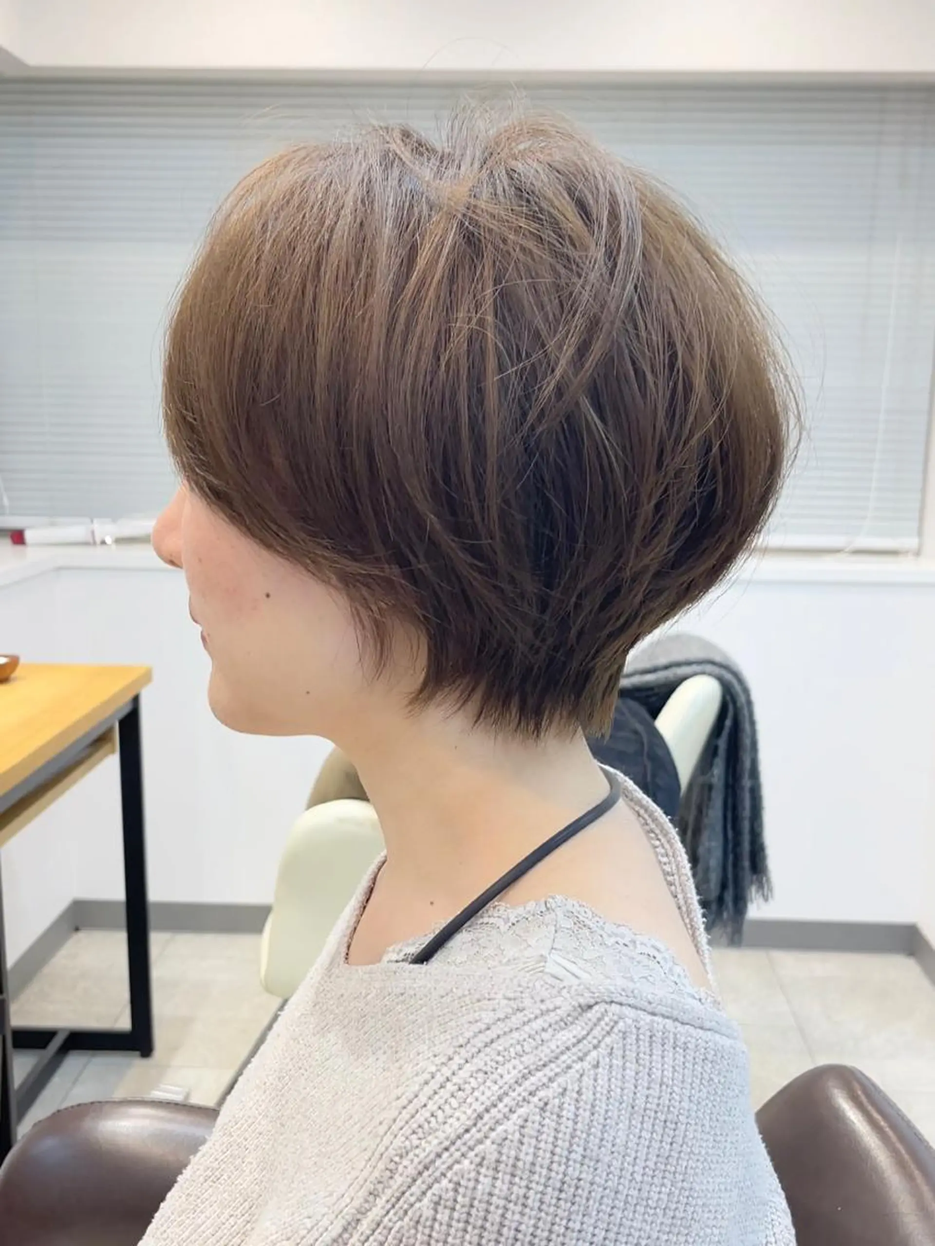 ショート 韓国風レイヤー ショート/犬塚 優介のヘアスタイル