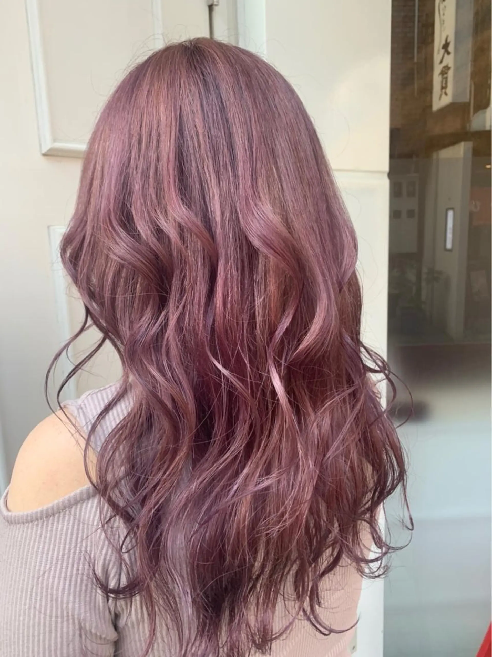 ロング カラー ピンクカラー カット ヘアカラー トリートメント 🫟Blanco🫟 Color&Careのヘアスタイル