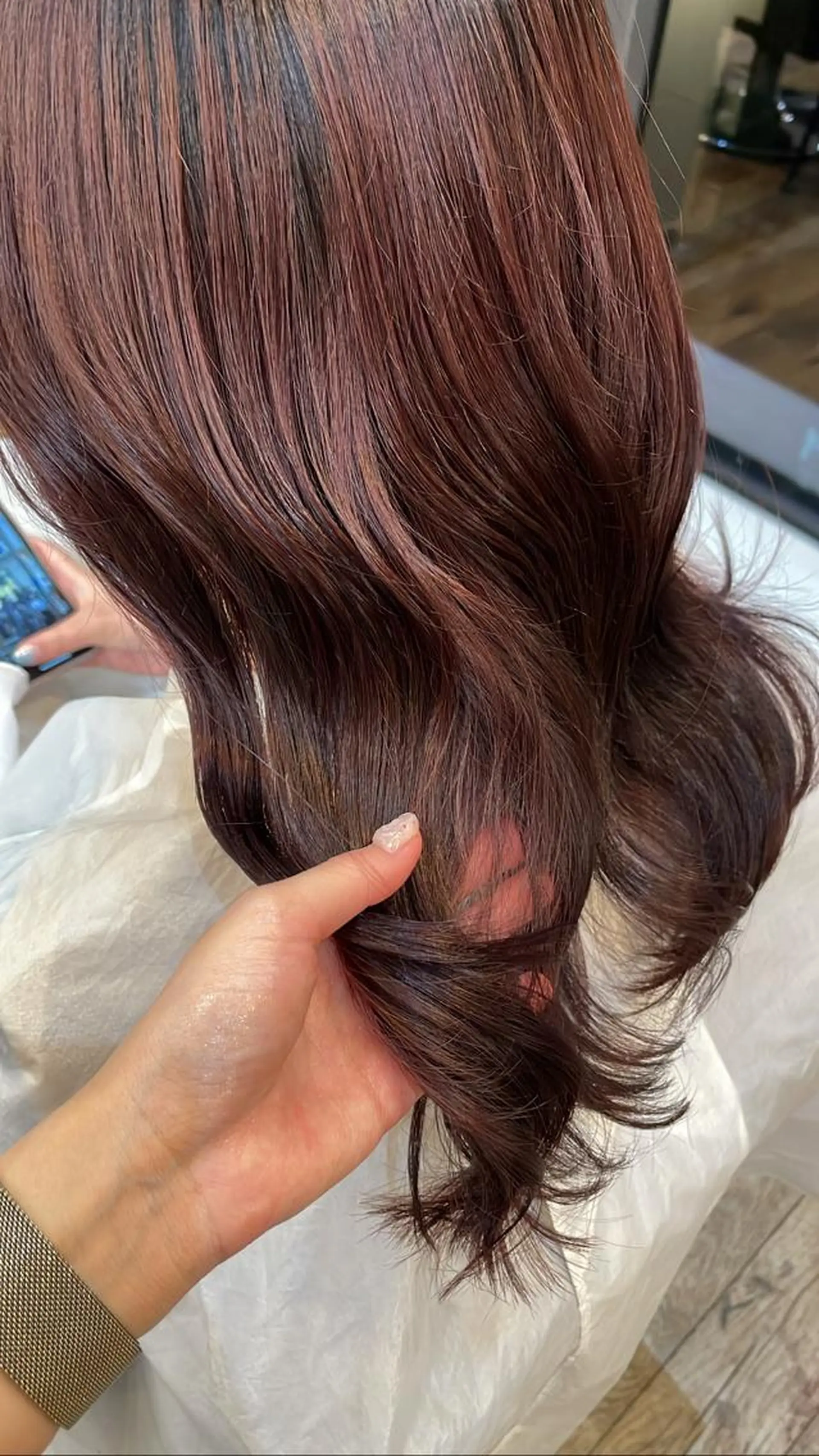 カラー 岡部 ひな/銀座のヘアスタイル