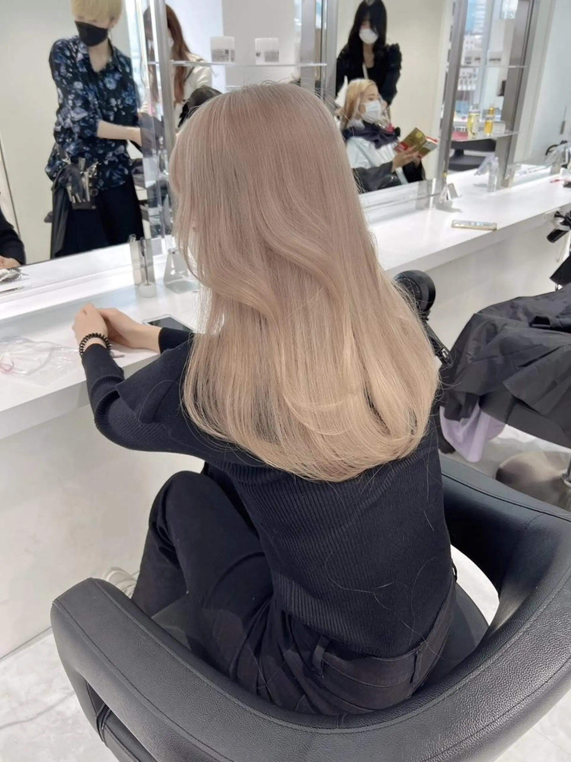 カラー ヘアカラー トリートメント 赤み消し透明感🩶 銀座Ryota🩶のヘアスタイル