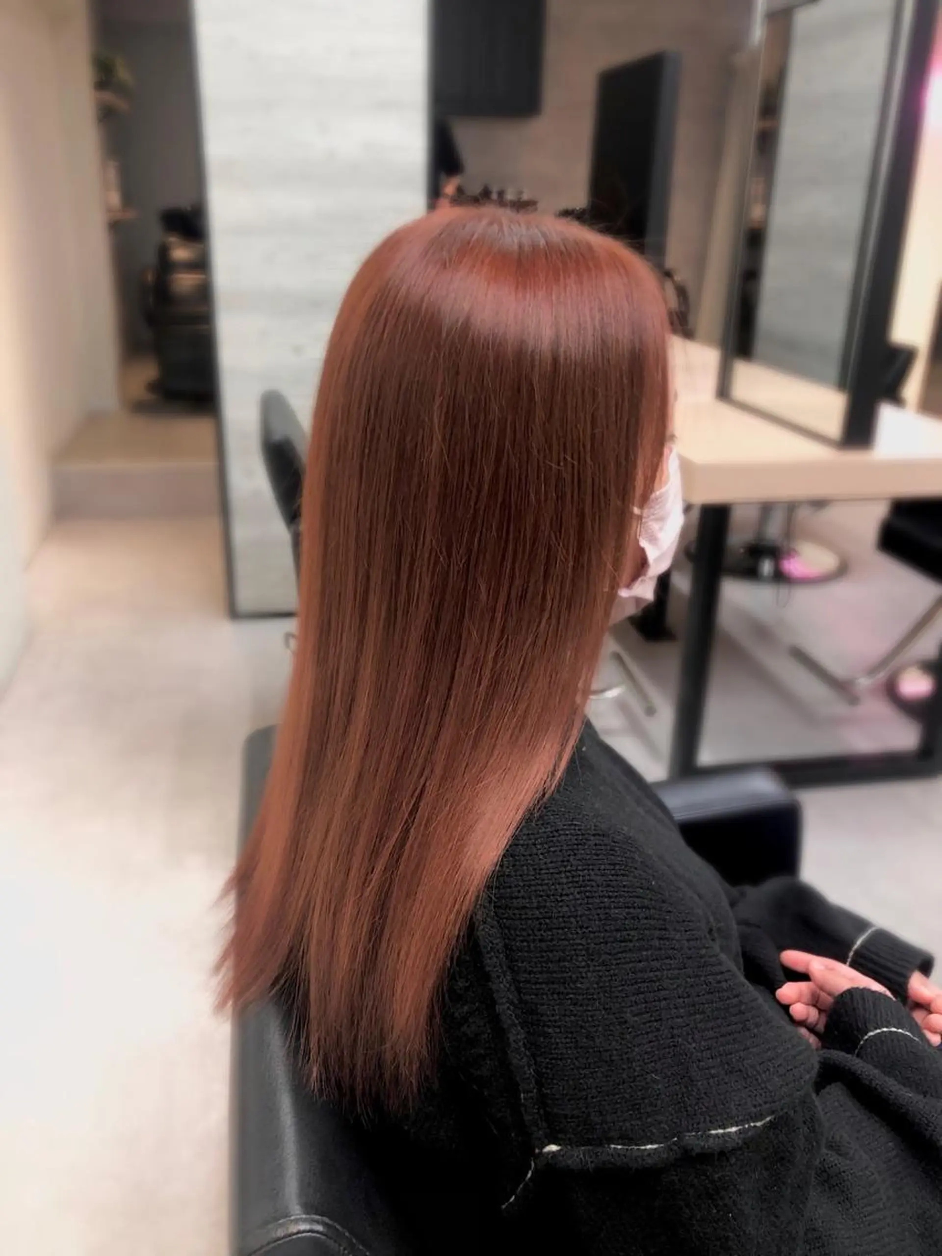 セミロング カラー ヘアカラー トリートメント 🪞個室サロン/韓国 艶髪/keito🪞のヘアスタイル