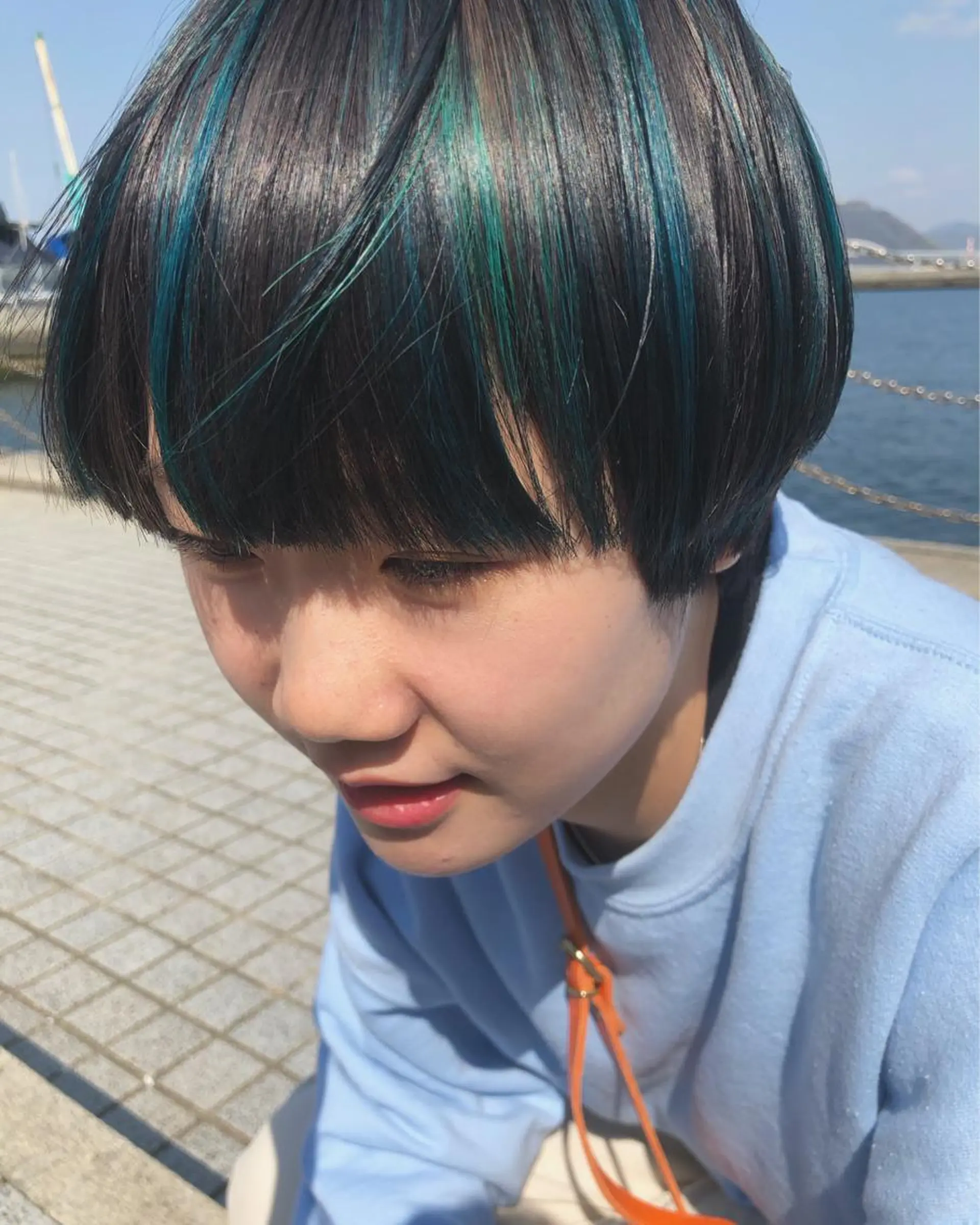 ショート カラー 森安 華楠のヘアスタイル