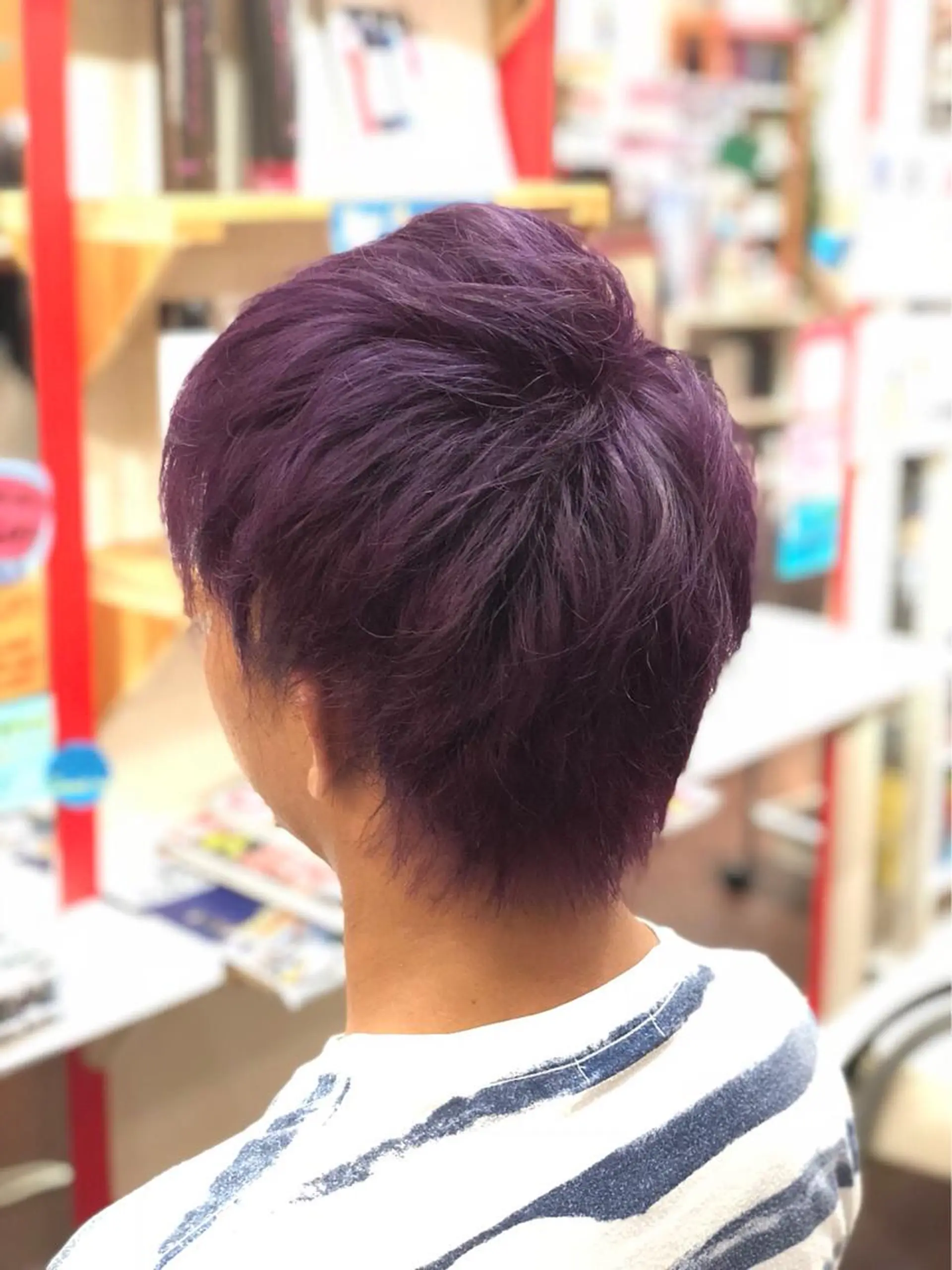 ショート カラー ヘアカラー たけい ゆうきのヘアスタイル