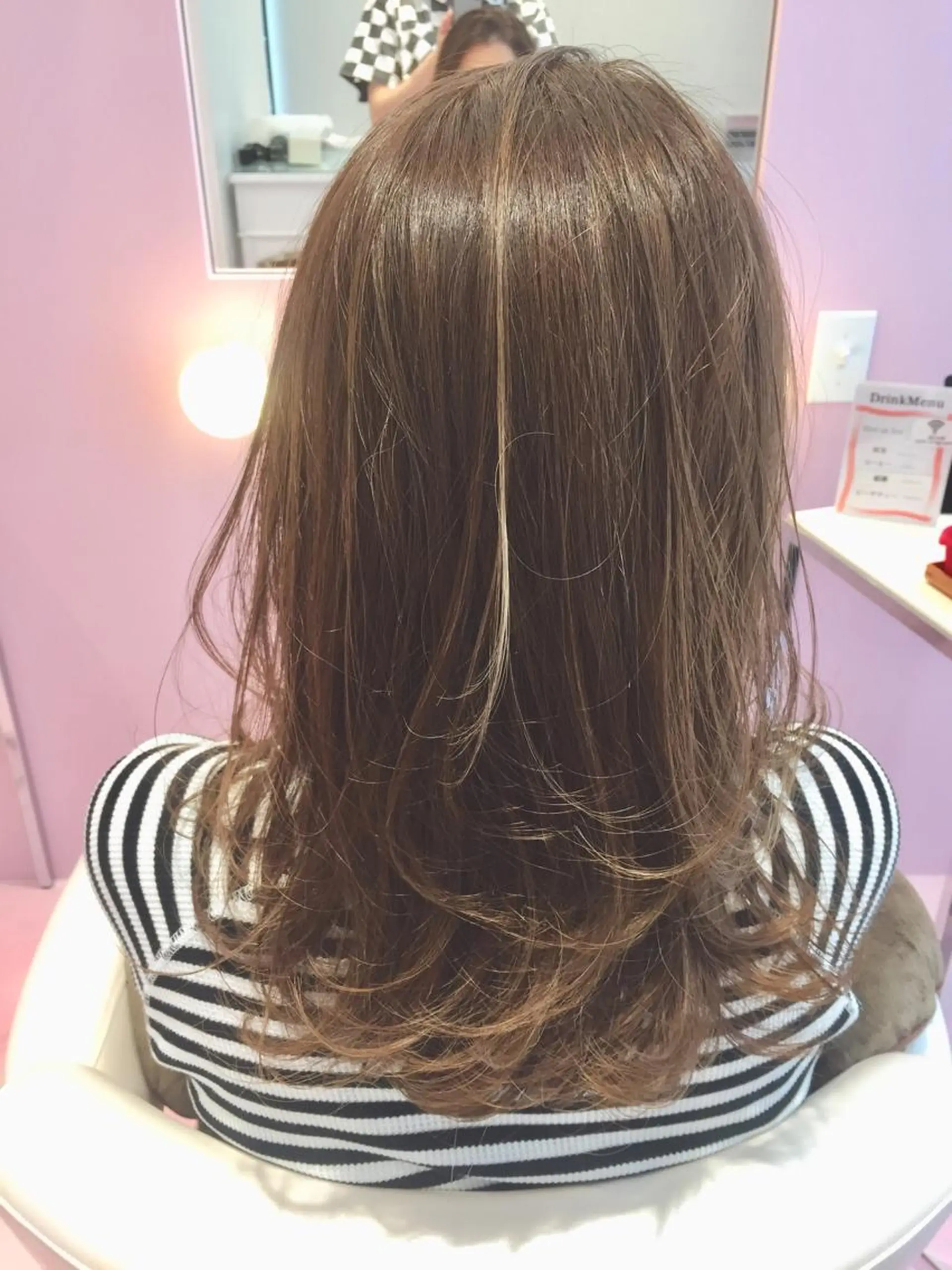 セミロング ヘアカラー トリートメント 所渉/韓国レイヤー /ウルフカットのヘアスタイル