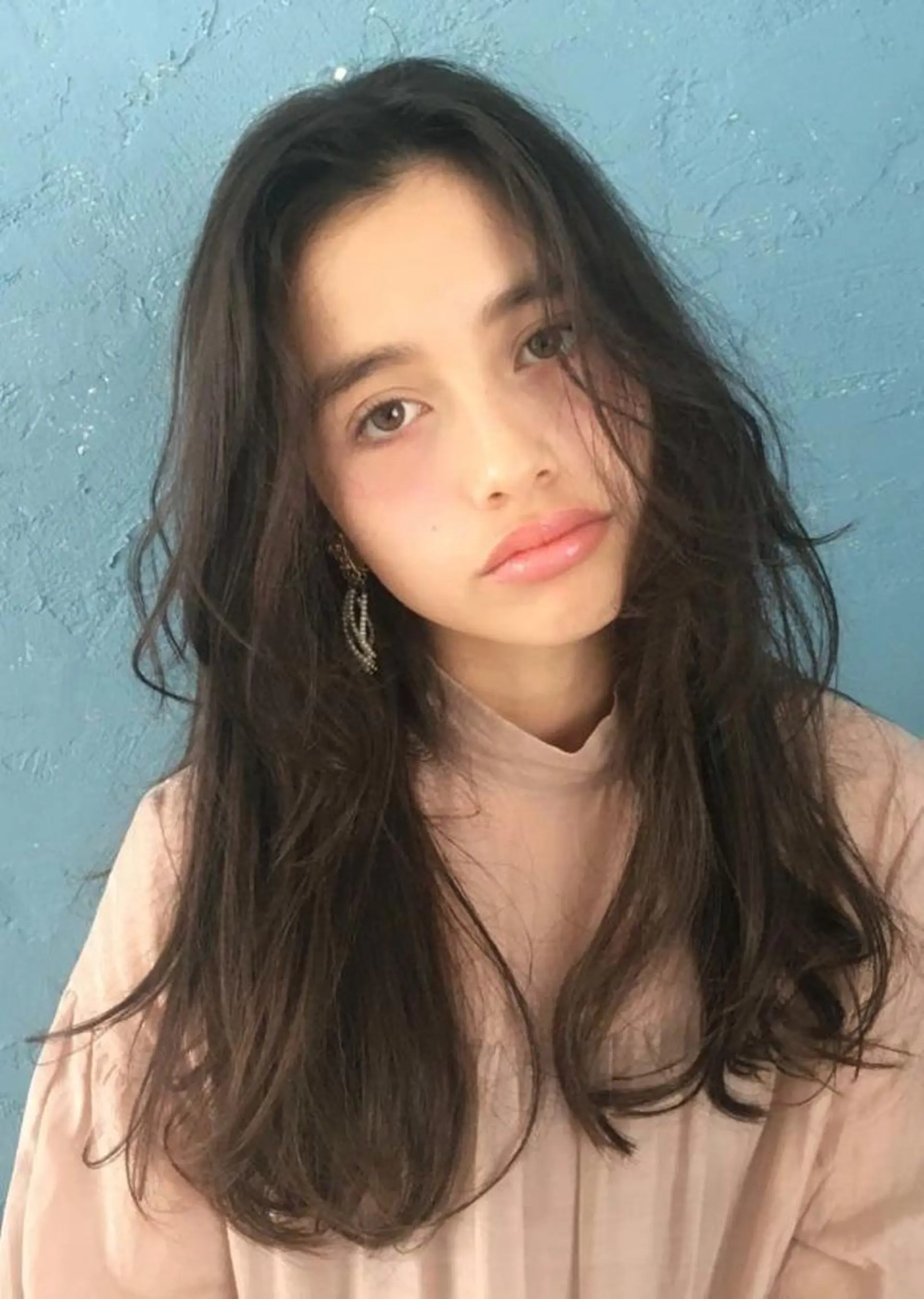 ロング 吉田一輝 外国人パーマのヘアスタイル