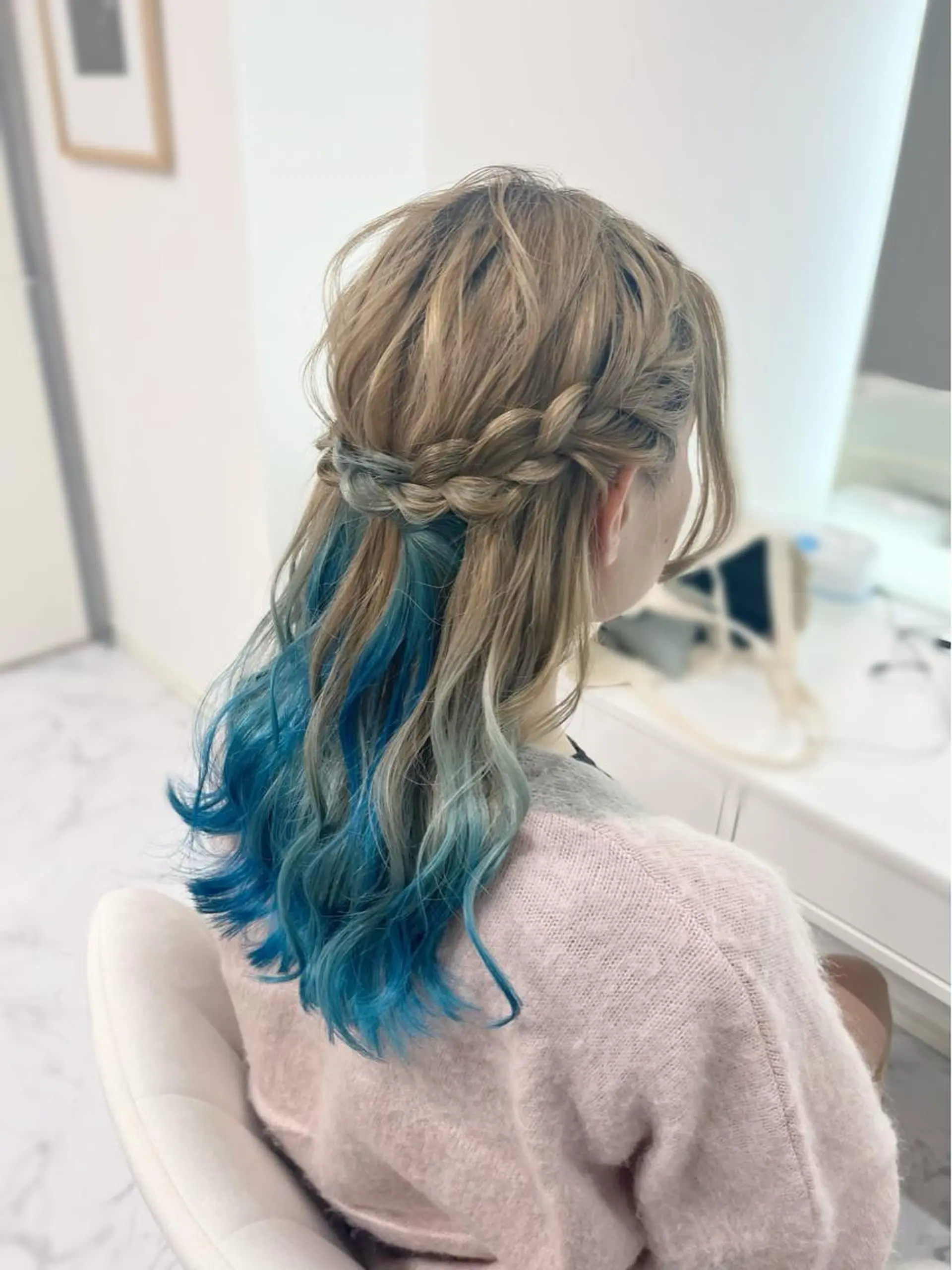 セミロング ヘアアレンジ ヘアセット専門店 Rのヘアスタイル