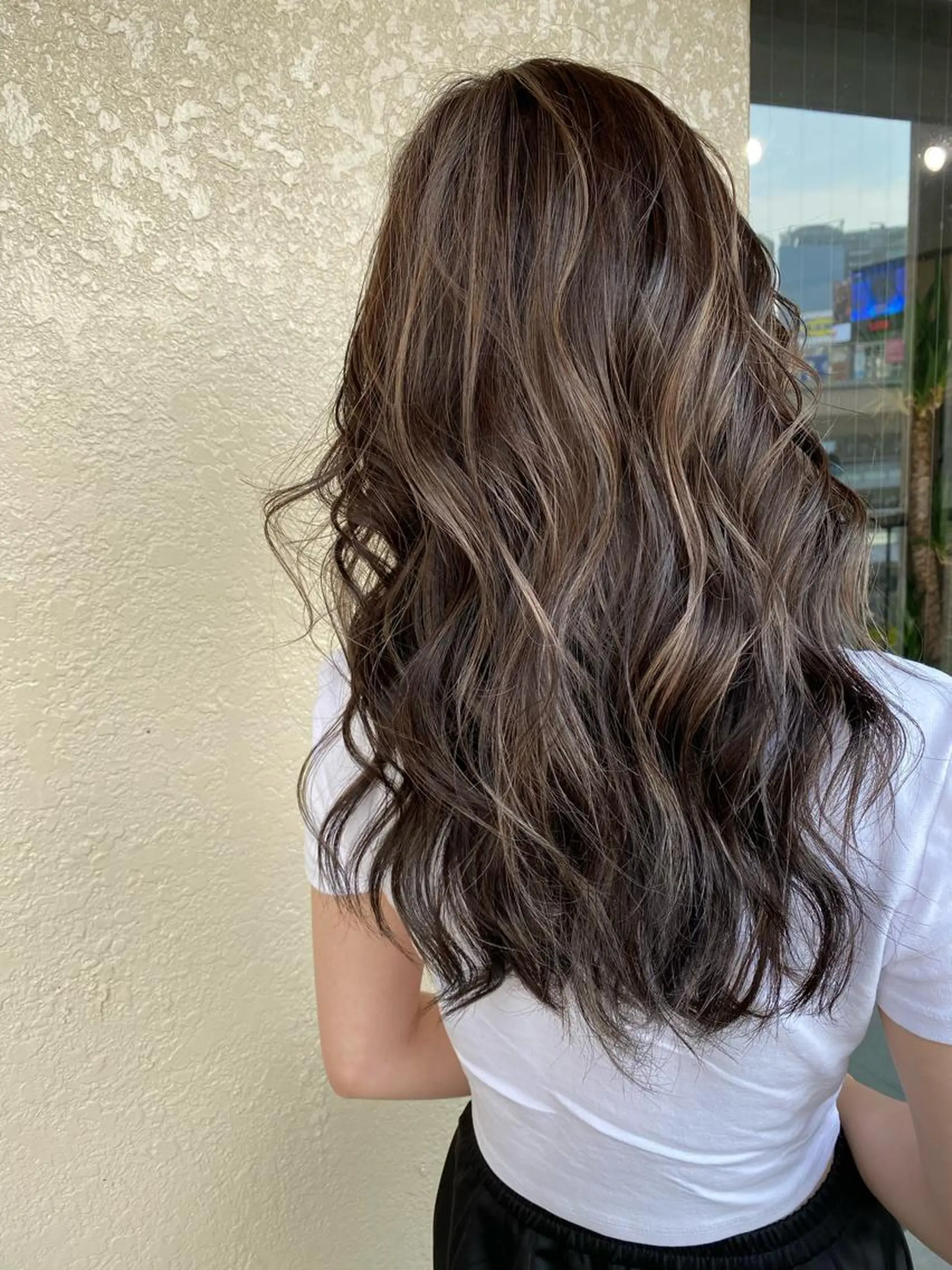 ロング カラー パーマ ヘアアレンジ メンズ キッズ ネイル マツエク・マツパ レイヤー／顔周り 韓国ヘア森田和貴のヘアスタイル