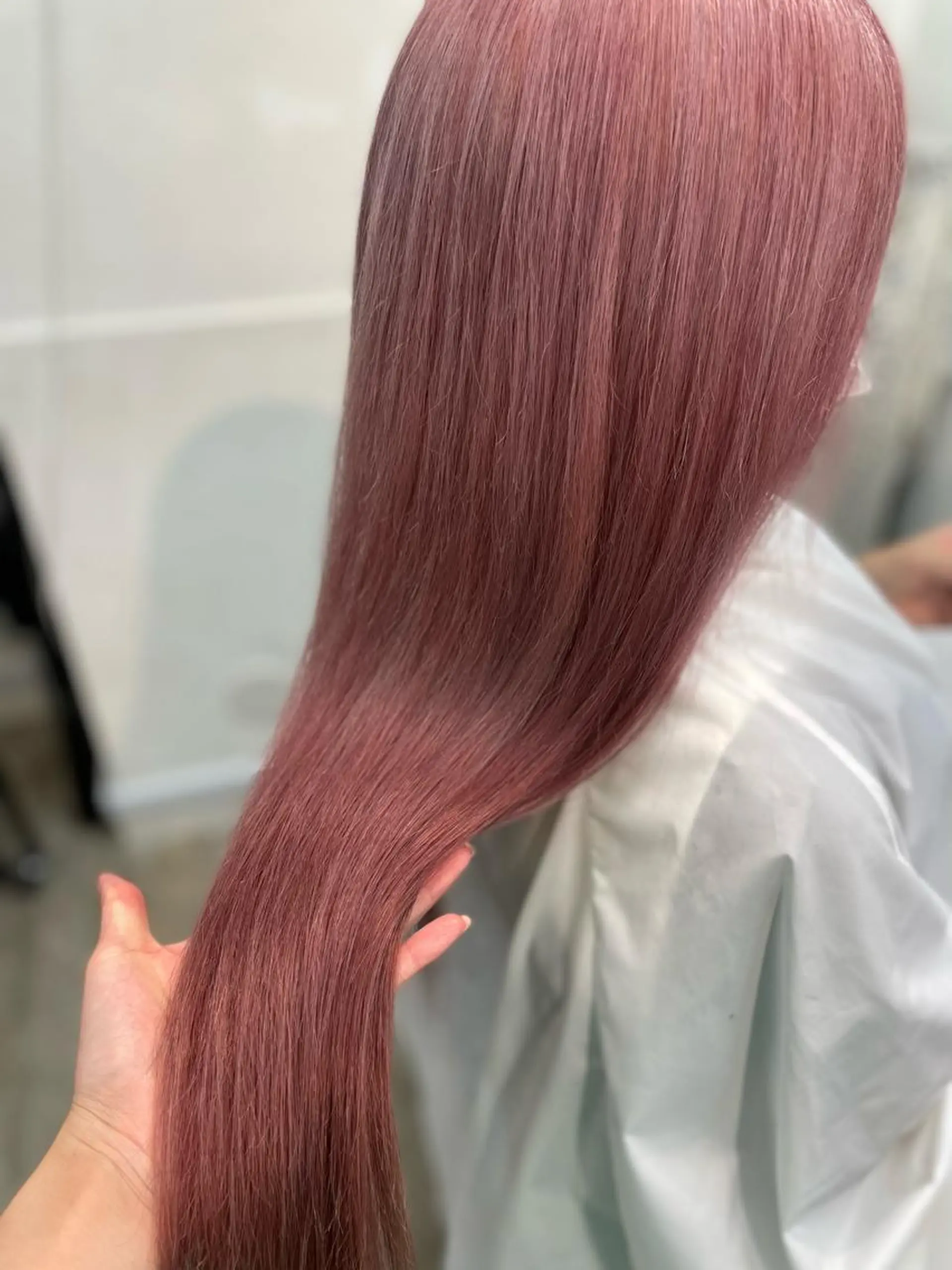 ロング カラー ヘアカラー ヘアセット 韓国ヘア🤍髪質改善 🇰🇷AKANEのヘアスタイル