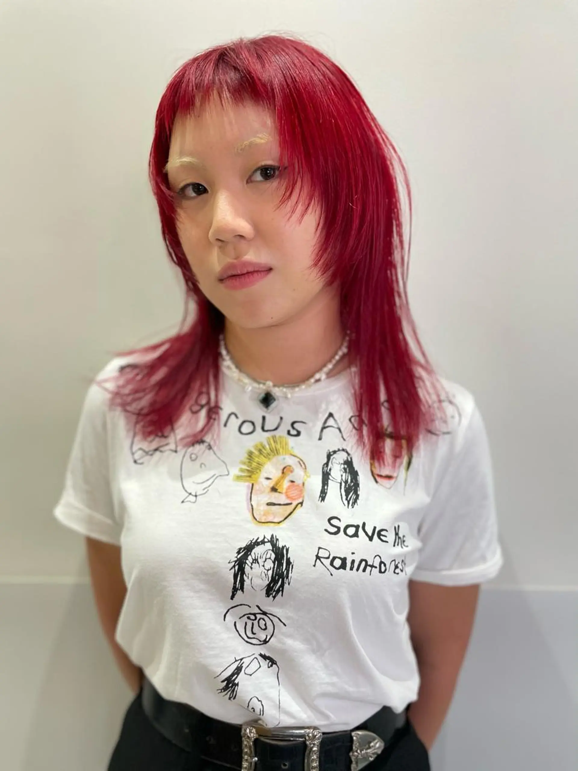 ミディアム カラー カット ヘアカラー トリートメント ブリーチ🪡 ボブ🧶レイヤーのヘアスタイル