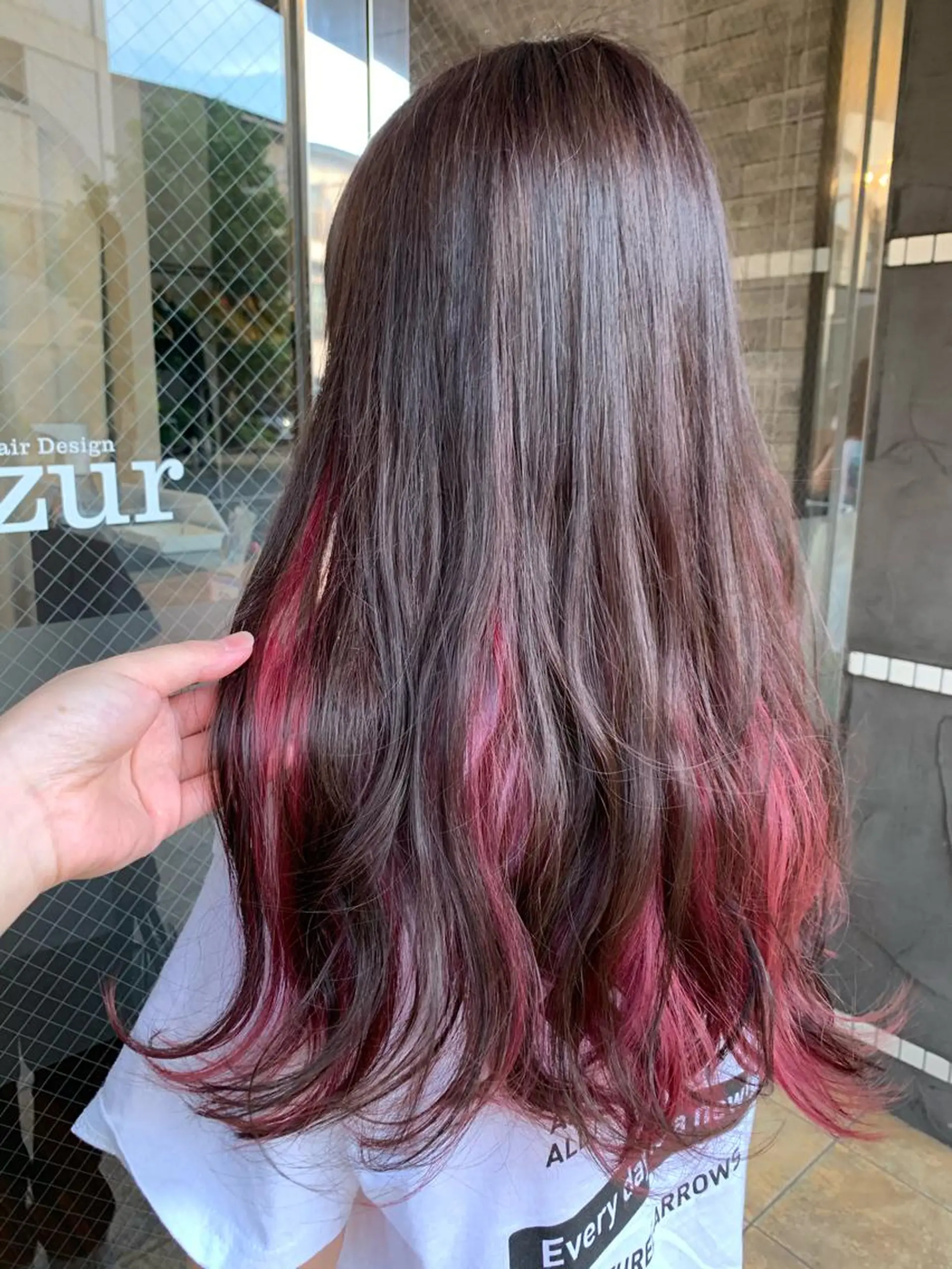 ロング カラー HairDesign Azurのヘアスタイル