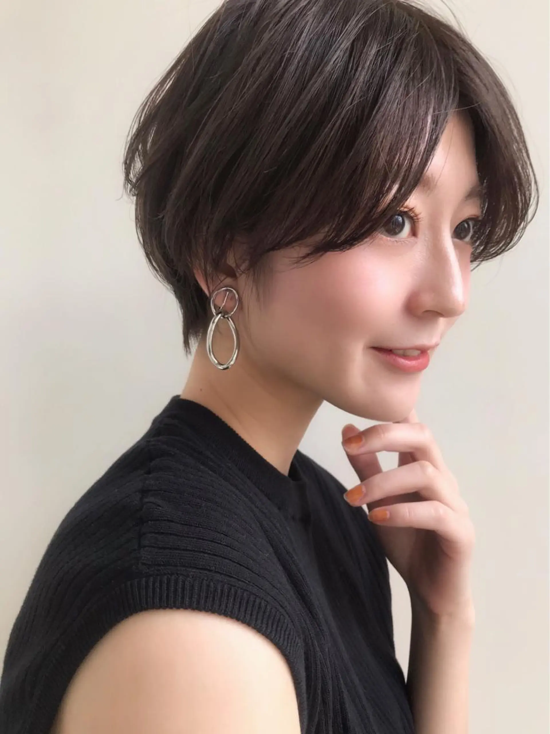 ショート カット ヘアカラー トリートメント イメチェンカット✂️ 錦糸町佐藤店長のヘアスタイル
