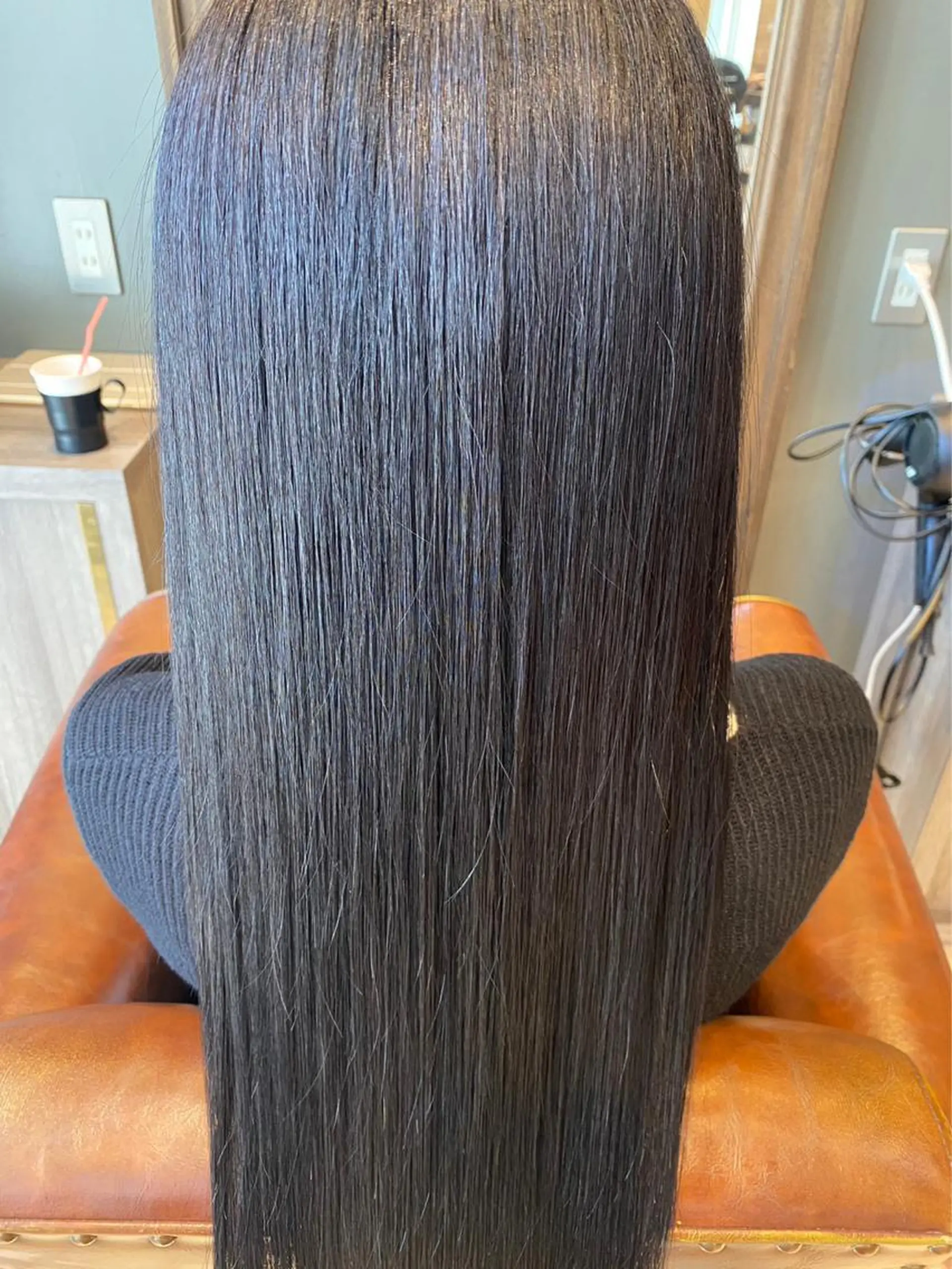 ロング カラー トリートメント ヘアカラー カラーモデル/ つくば市みどりののヘアスタイル