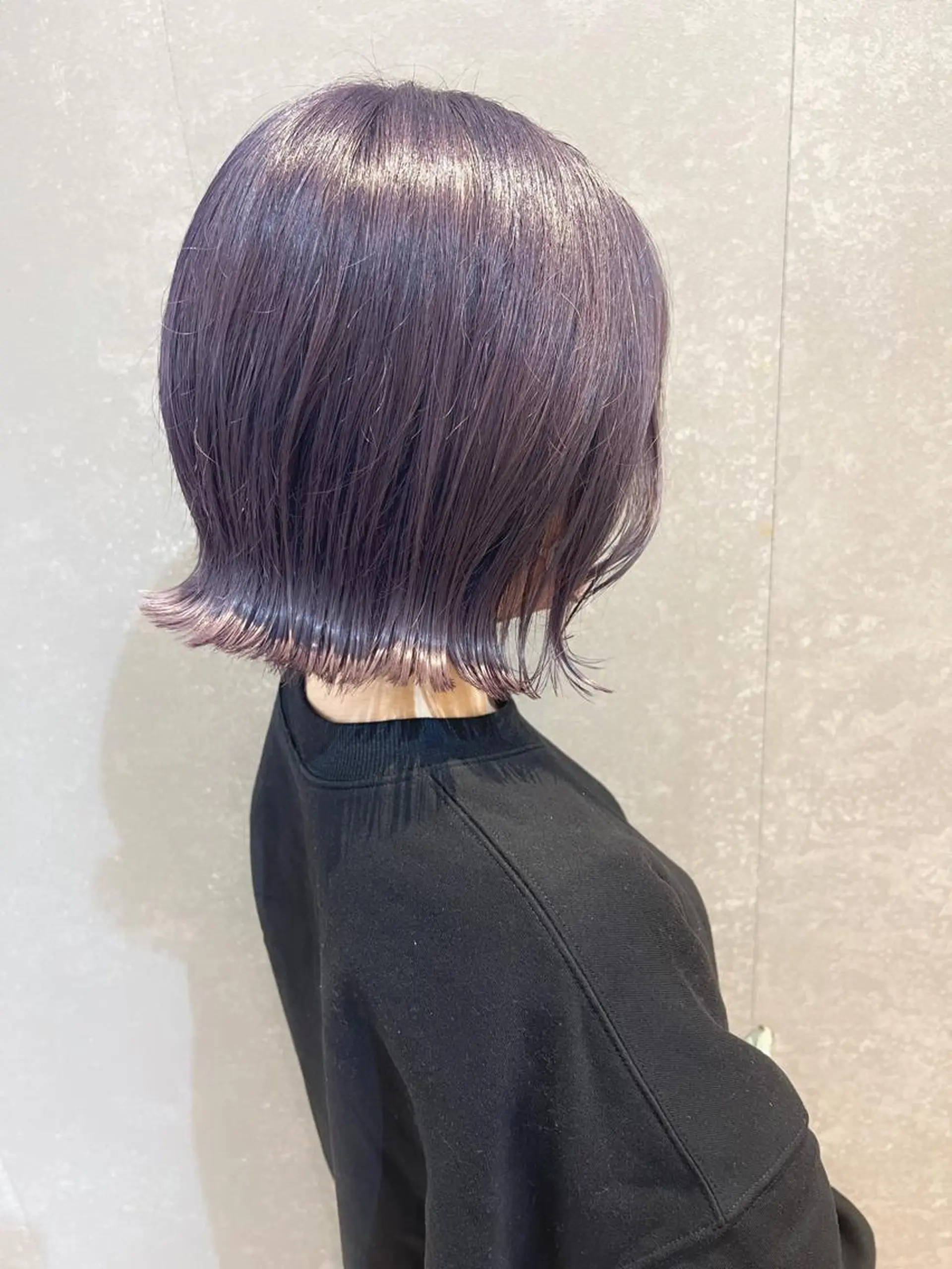 ショート パープルカラー 渡邊 恭汰のヘアスタイル