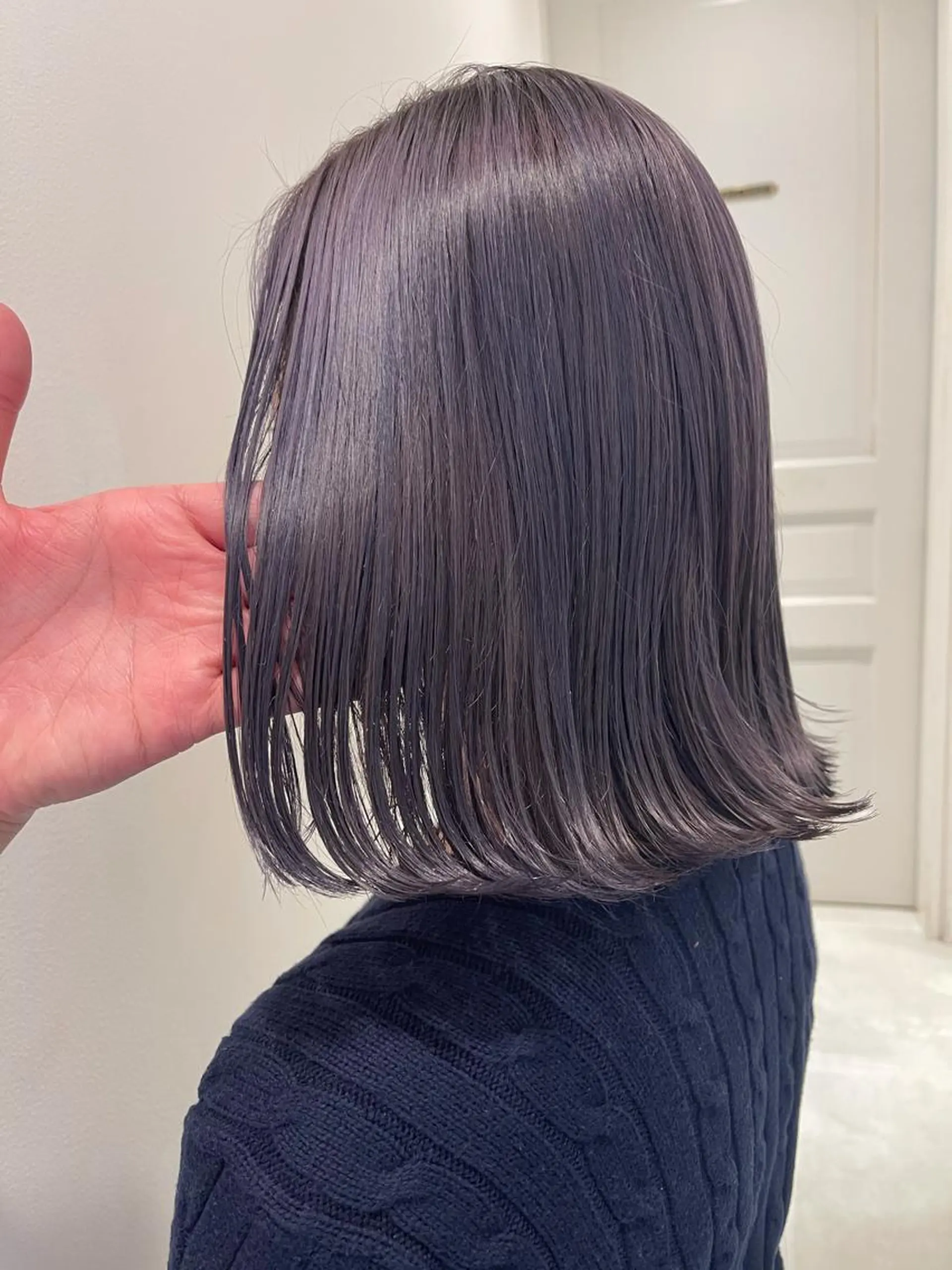 ミディアム カラー ラベンダーカラー トリートメント ヘアカラー トリートメント 🌈game🌈 下北沢店のヘアスタイル