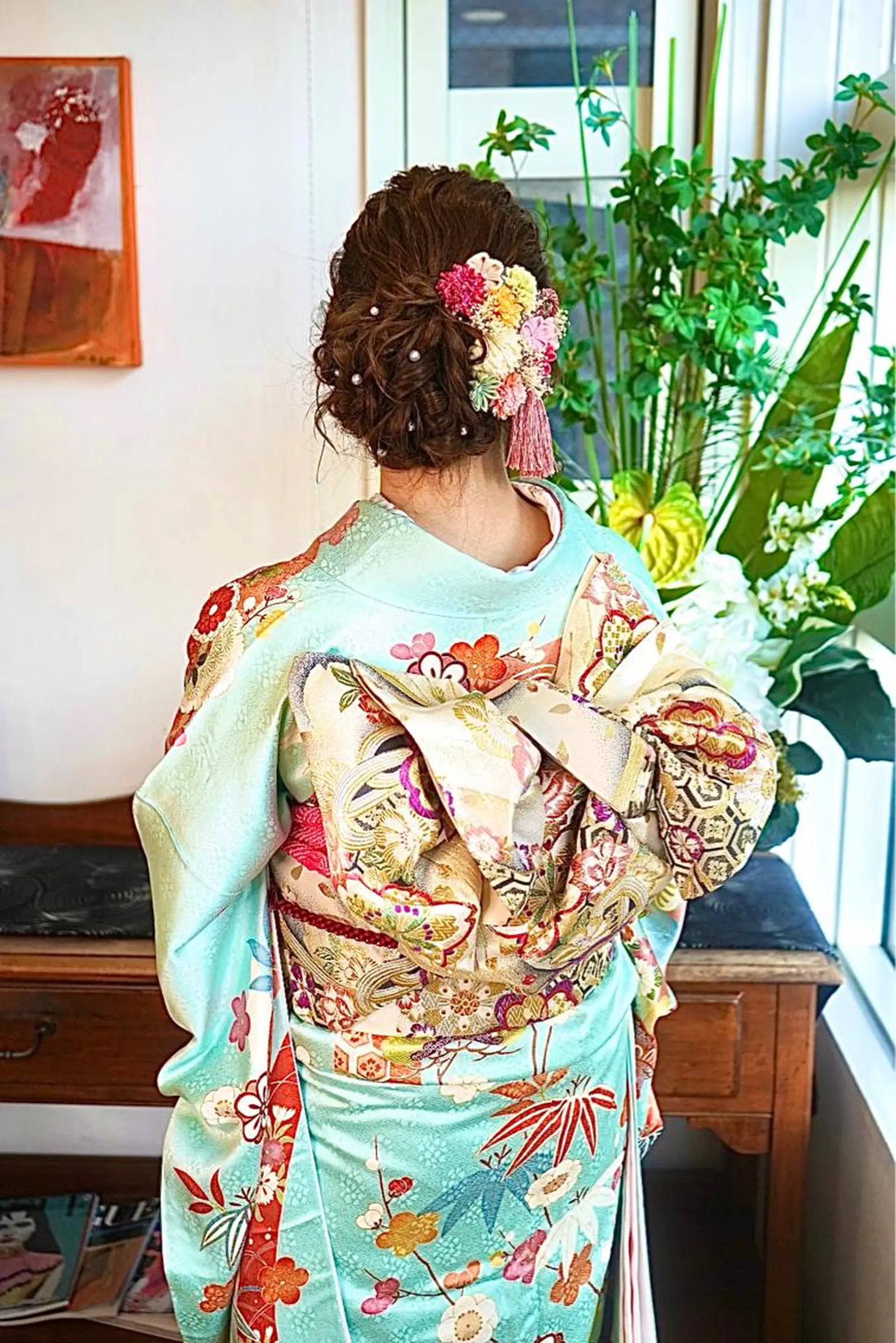 ロング ヘアアレンジ 鶴﨑 美優亜のヘアスタイル