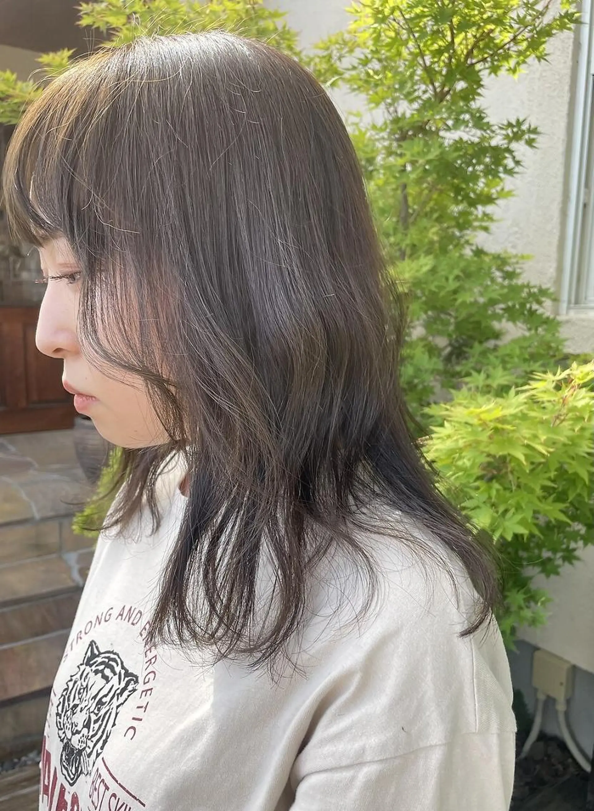 セミロング ヘアカラー トリートメント 吉井 凜音のヘアスタイル