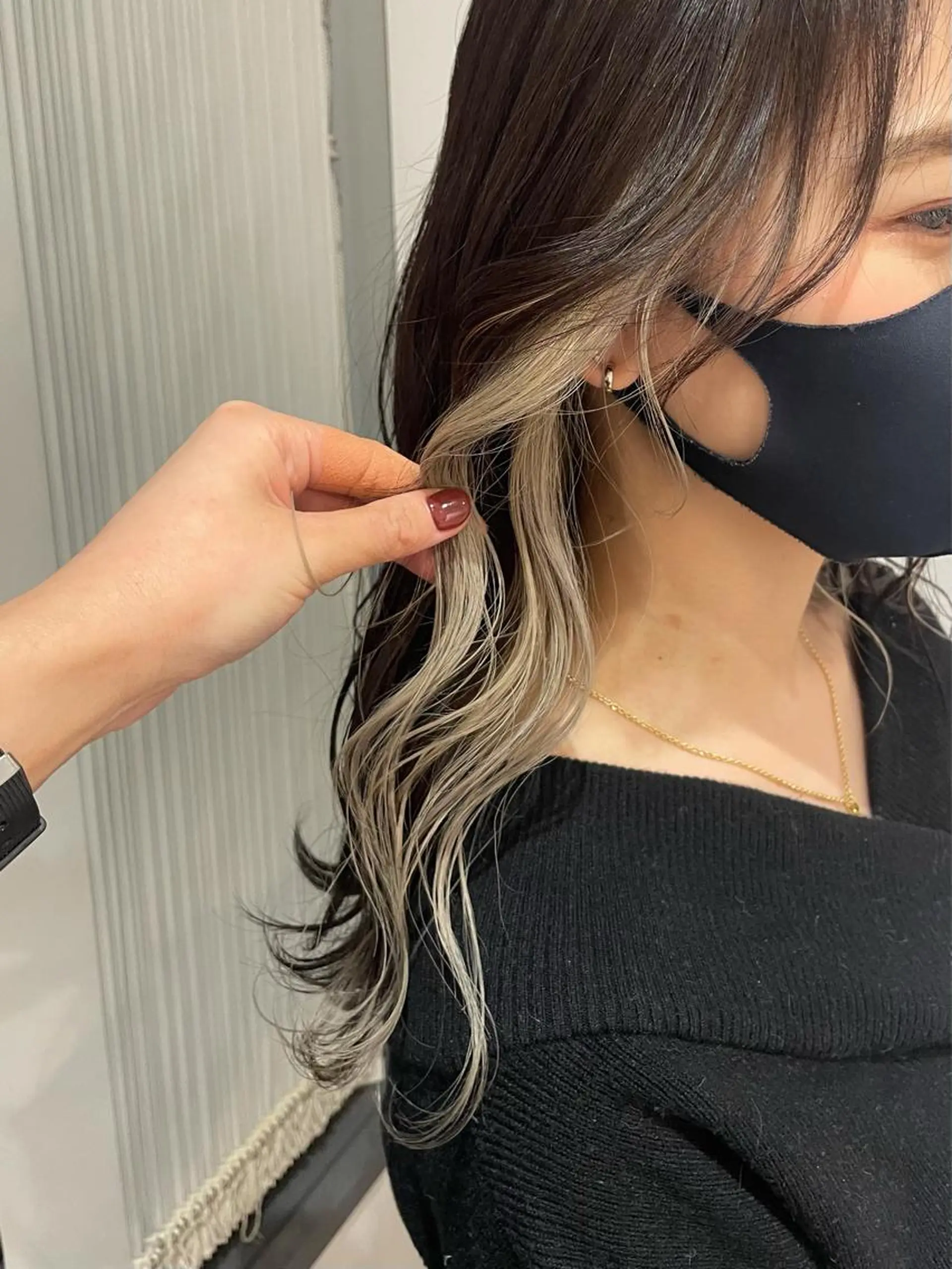 カラー ベージュカラー ホワイトベージュ カット ヘアカラー トリートメント ヘッドスパ モデルさん募集中IT byALBUM八王子のヘアスタイル