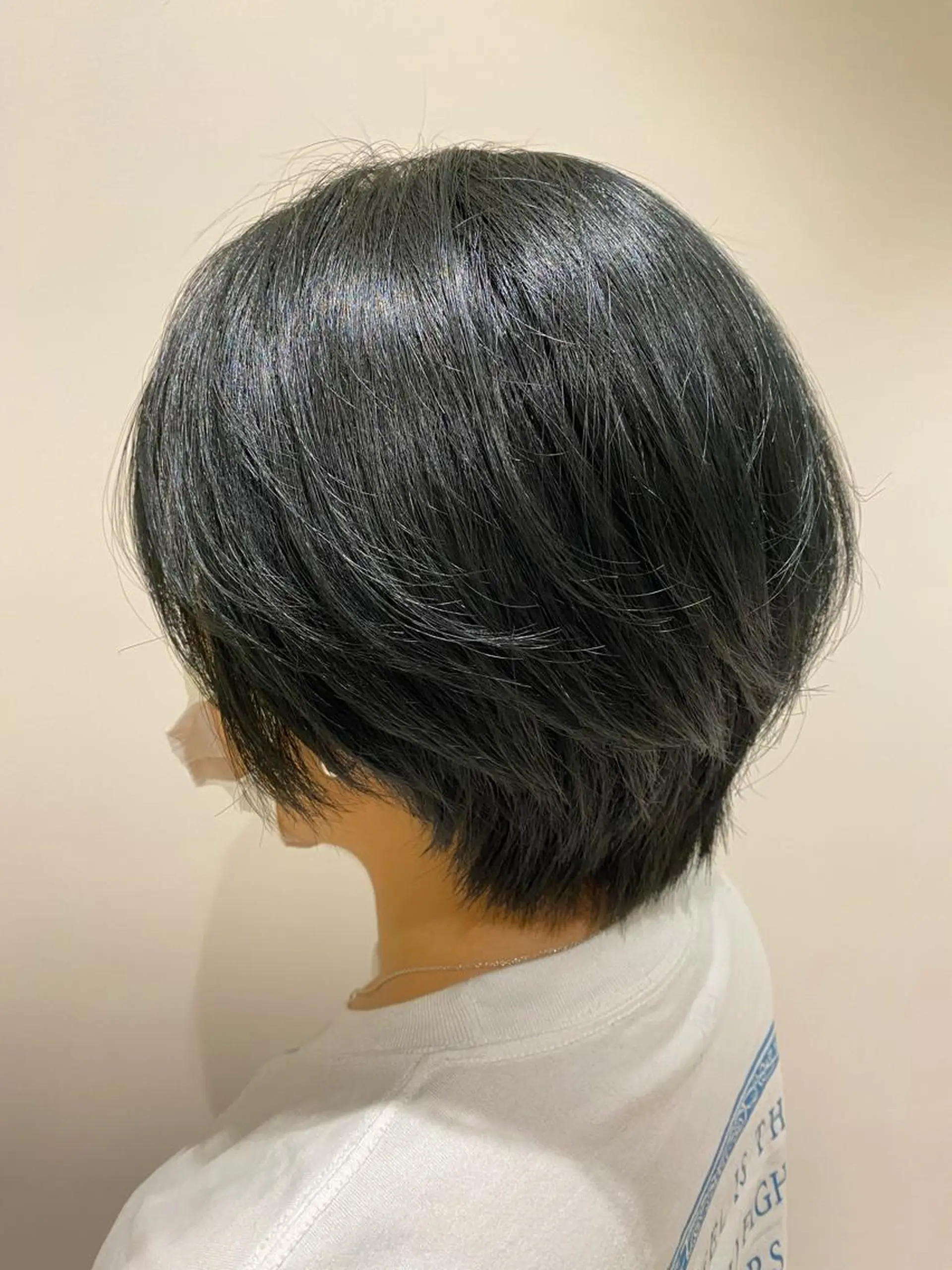 ショート カラー ブルーカラー ブルーグレー ブルーグレージュ グレージュ 艶髪🌿美髪 大塚礼乃【西荻窪】のヘアスタイル