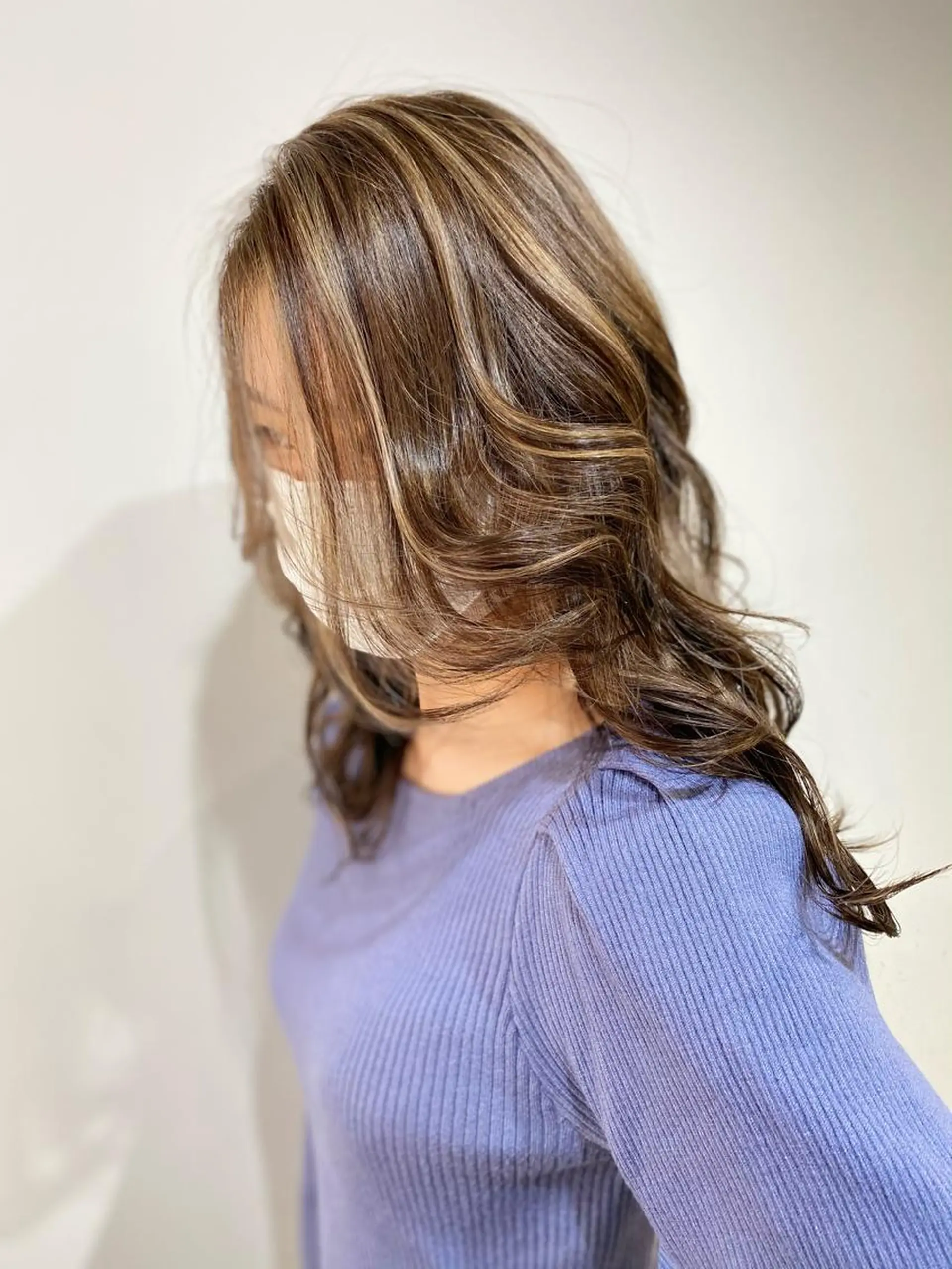 ロング カラー ヘアカラー トリートメント opus 店長大和 レイヤー/赤み消しのヘアスタイル