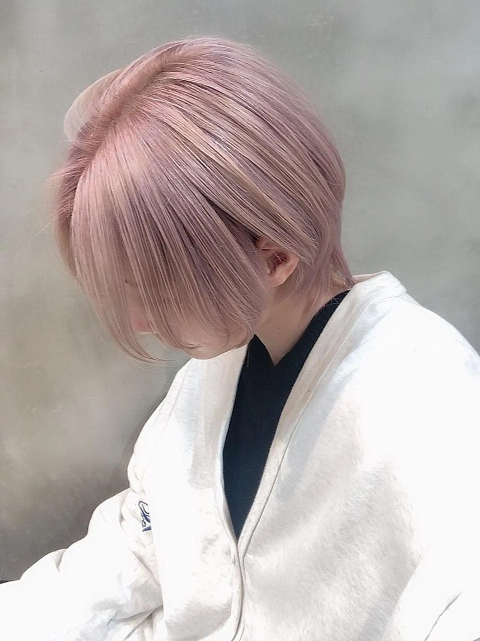 ショート カラー ヘアアレンジ ピンクカラー カット ヘアカラー ショートヘア原宿 fifth コシのヘアスタイル