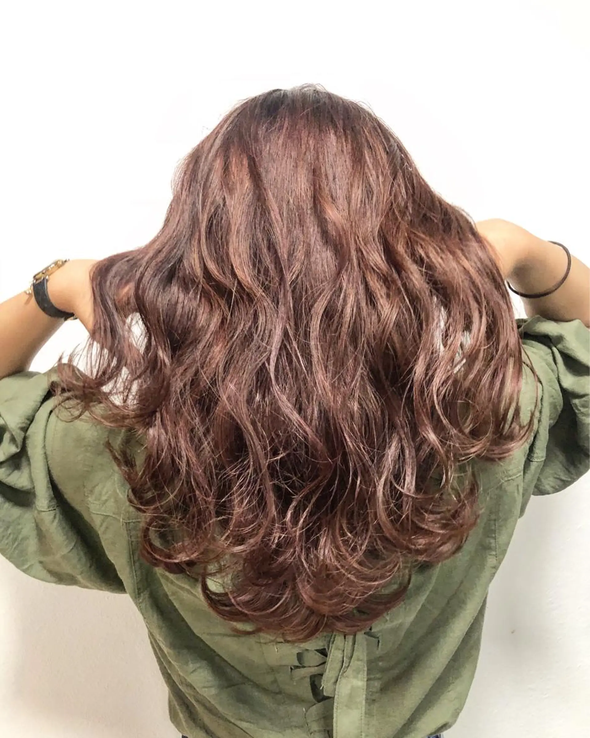 ロング カラー ラベンダーカラー ラベンダーピンク ピンクカラー TAKU 美容師のヘアスタイル