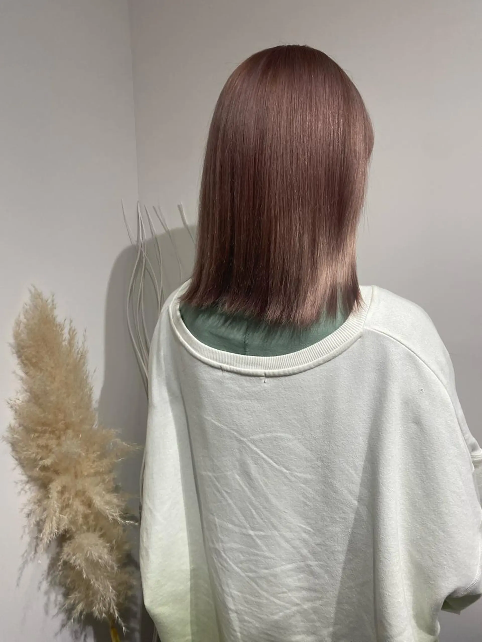 カラー ベージュカラー ブリーチ ピンクカラー ピンクベージュ ヘアアレンジ/ 暖色🩵hazukiのヘアスタイル