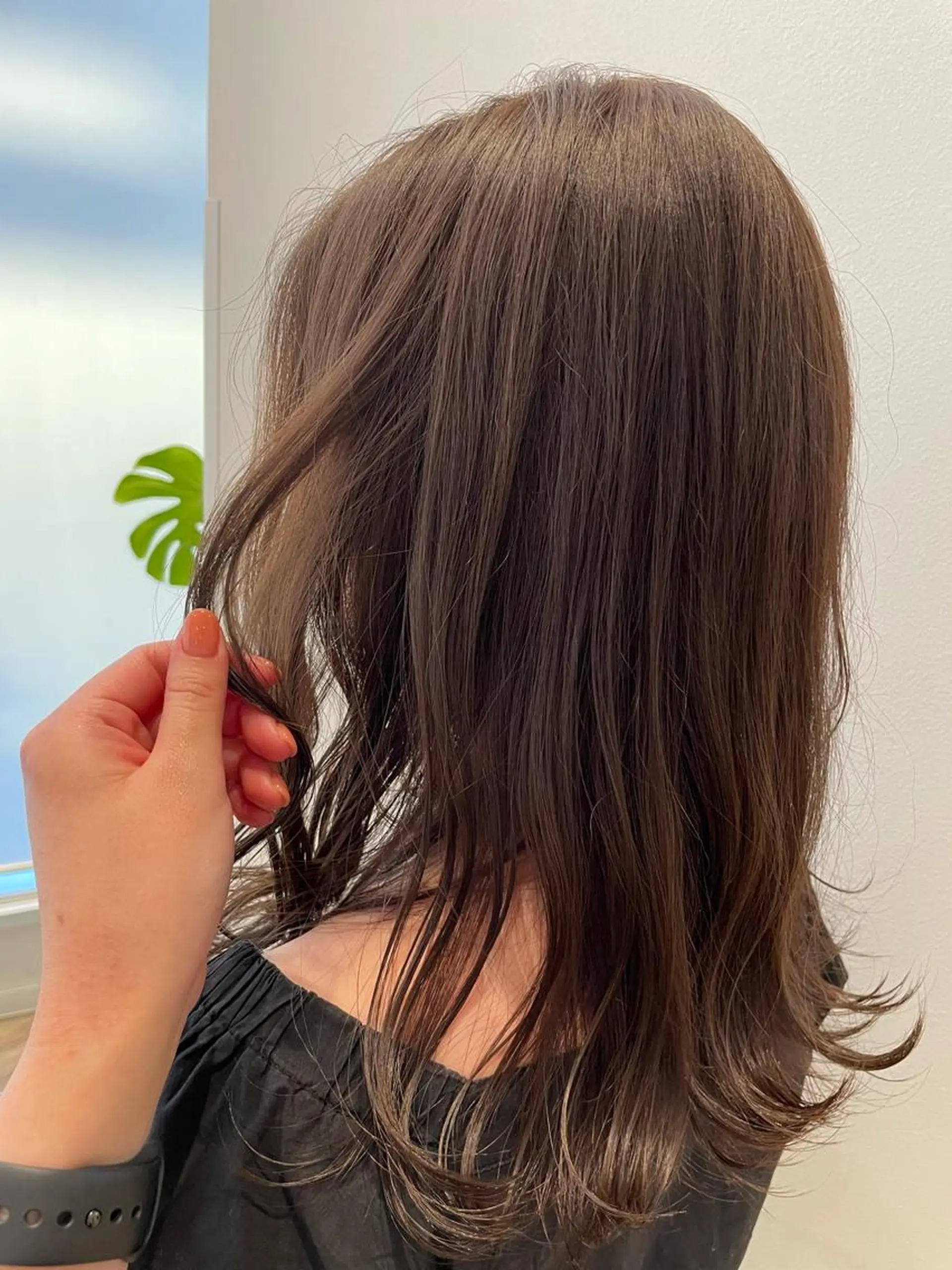 ミディアム カラー 透明感カラー K-two谷町❄️ hinaのヘアスタイル