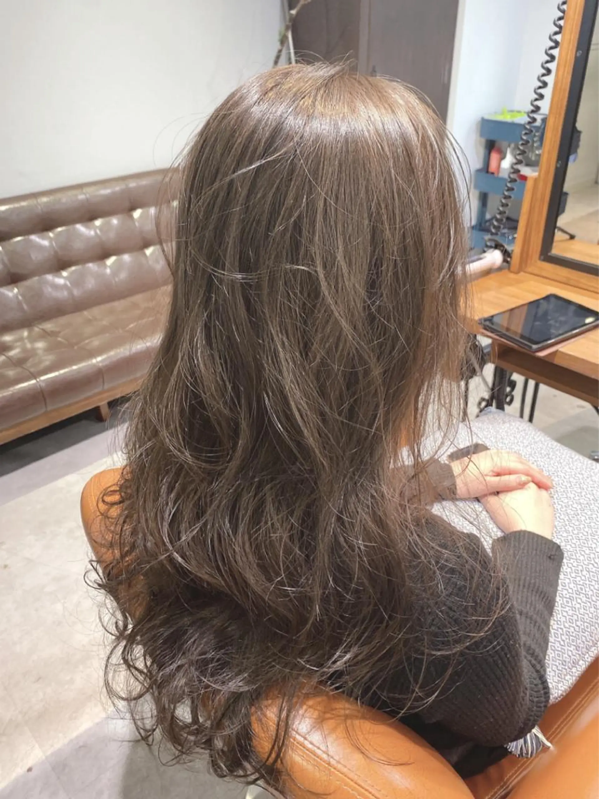 ロング カット ヘアカラー トリートメント AUBEHAIRpeony所属・山形酸性ストレート 古川✂︎のヘアスタイル