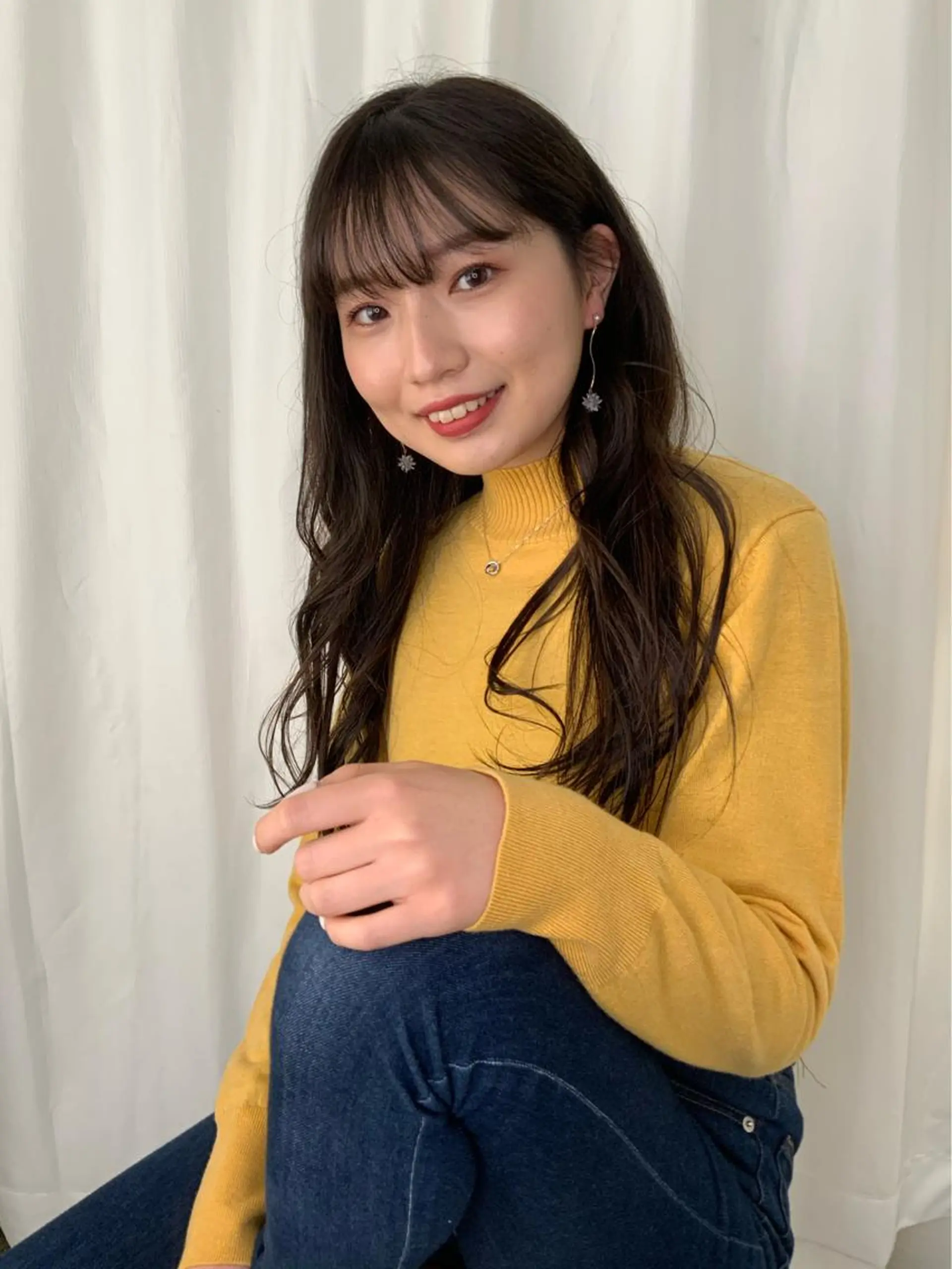 ロング カラー 透明感カラー REIのヘアスタイル