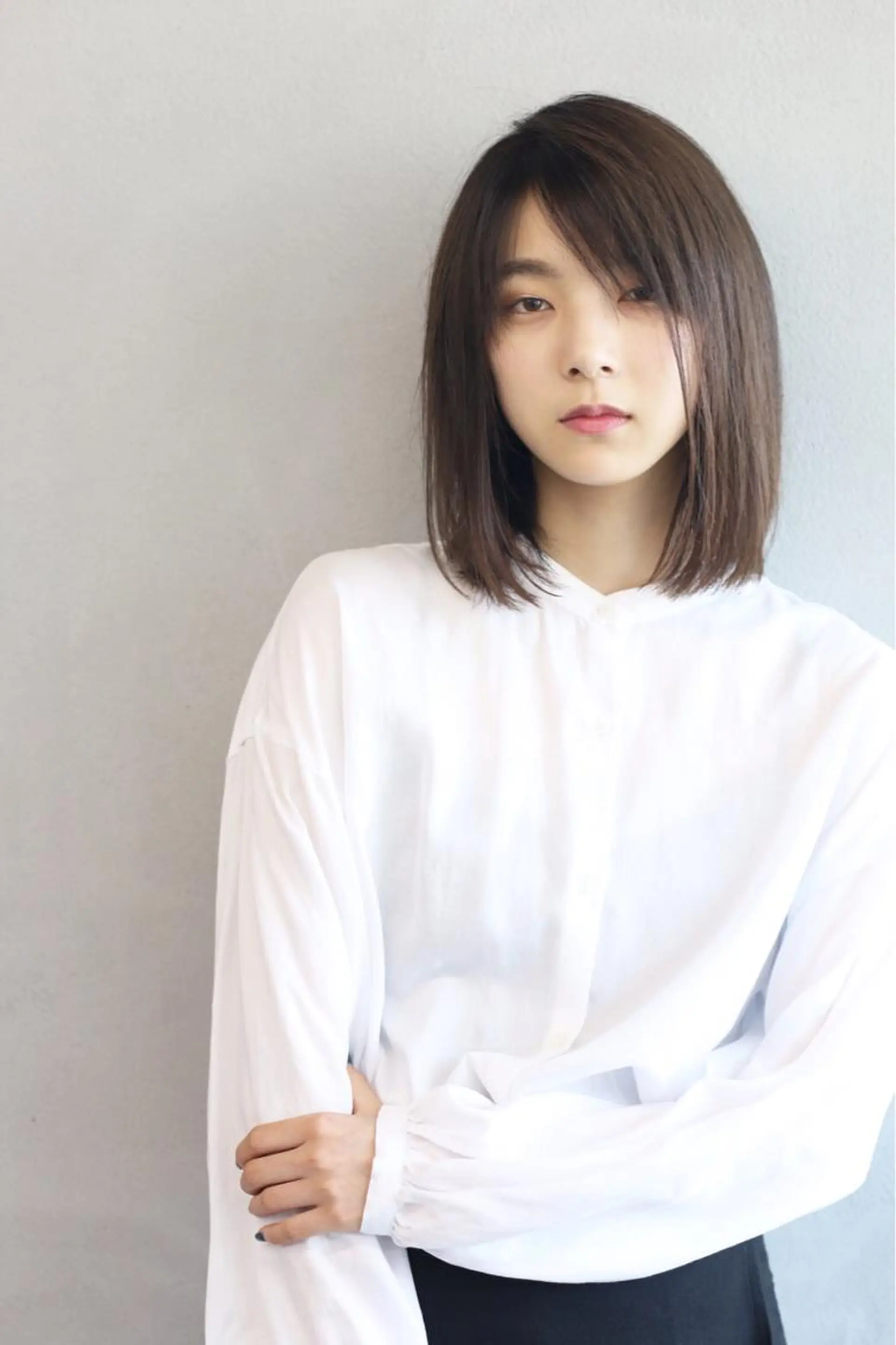 ミディアム ボブ ショート/ボブ/ 白髪染め/メンズ葛西のヘアスタイル