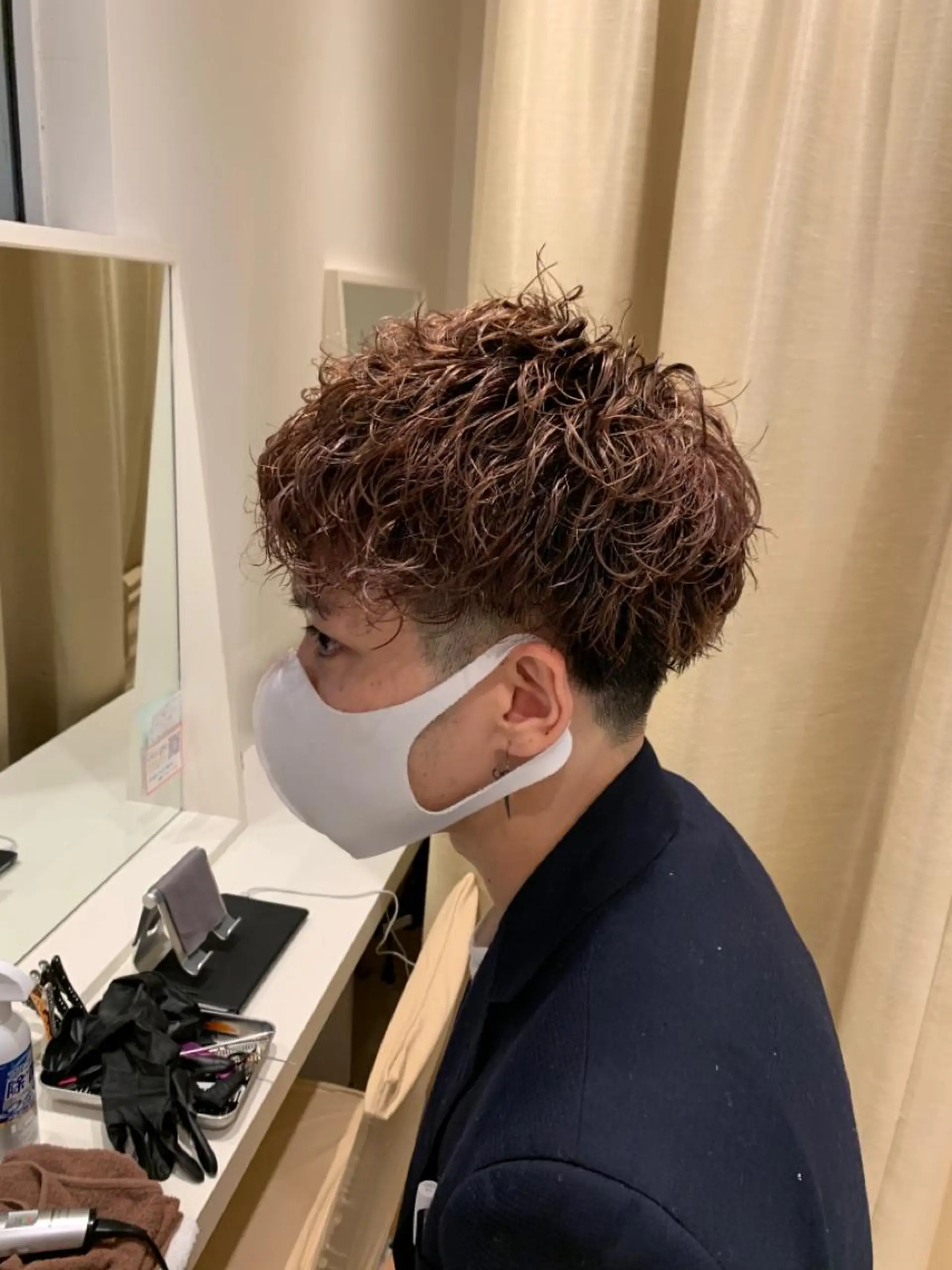 パーマ メンズ カット ヘアカラー パーマ ヘアセット/メンズ パーマChihoのヘアスタイル