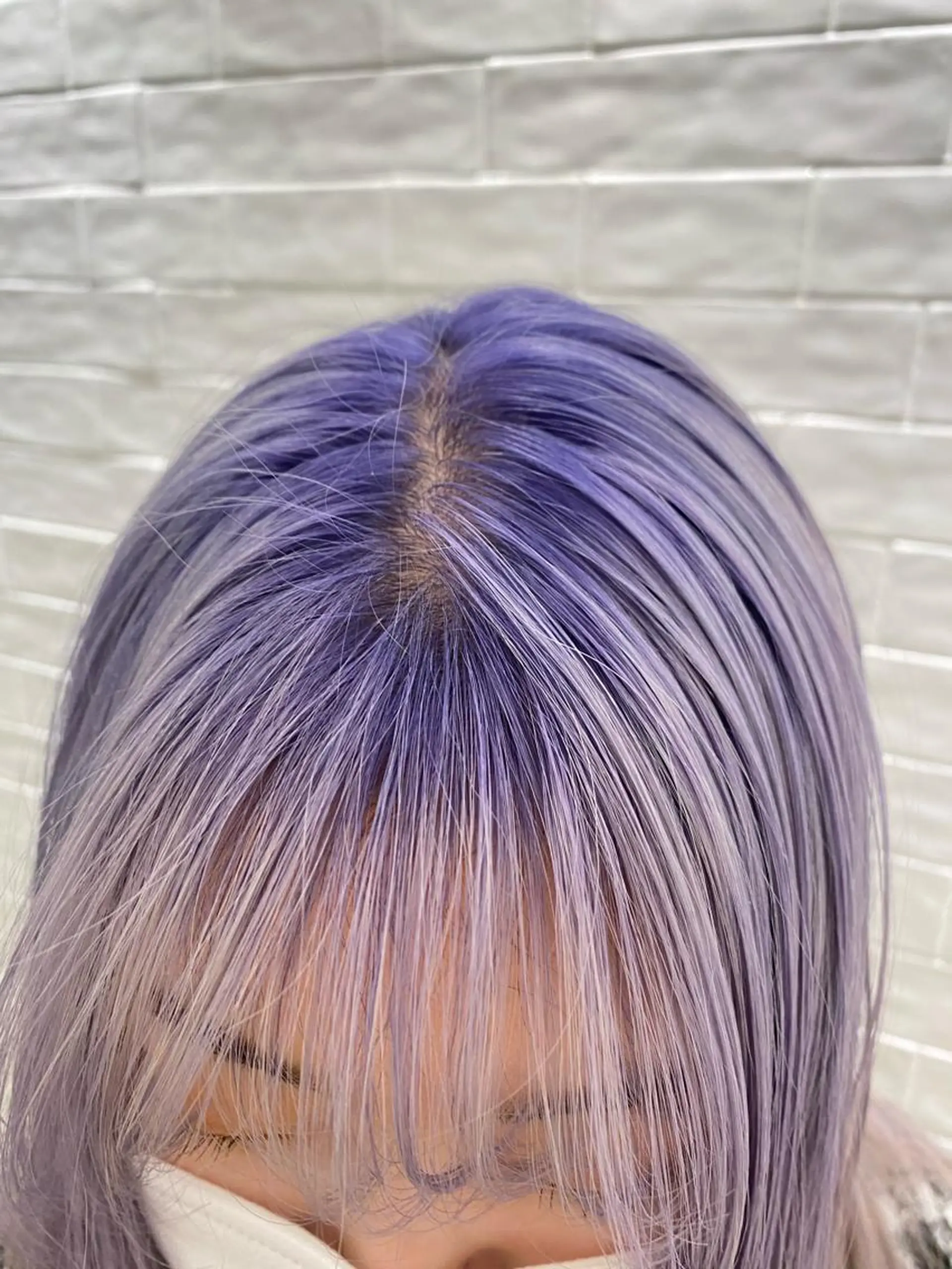 ロング カラー ヘアカラー デザインカラーウルフ 宙也のヘアスタイル