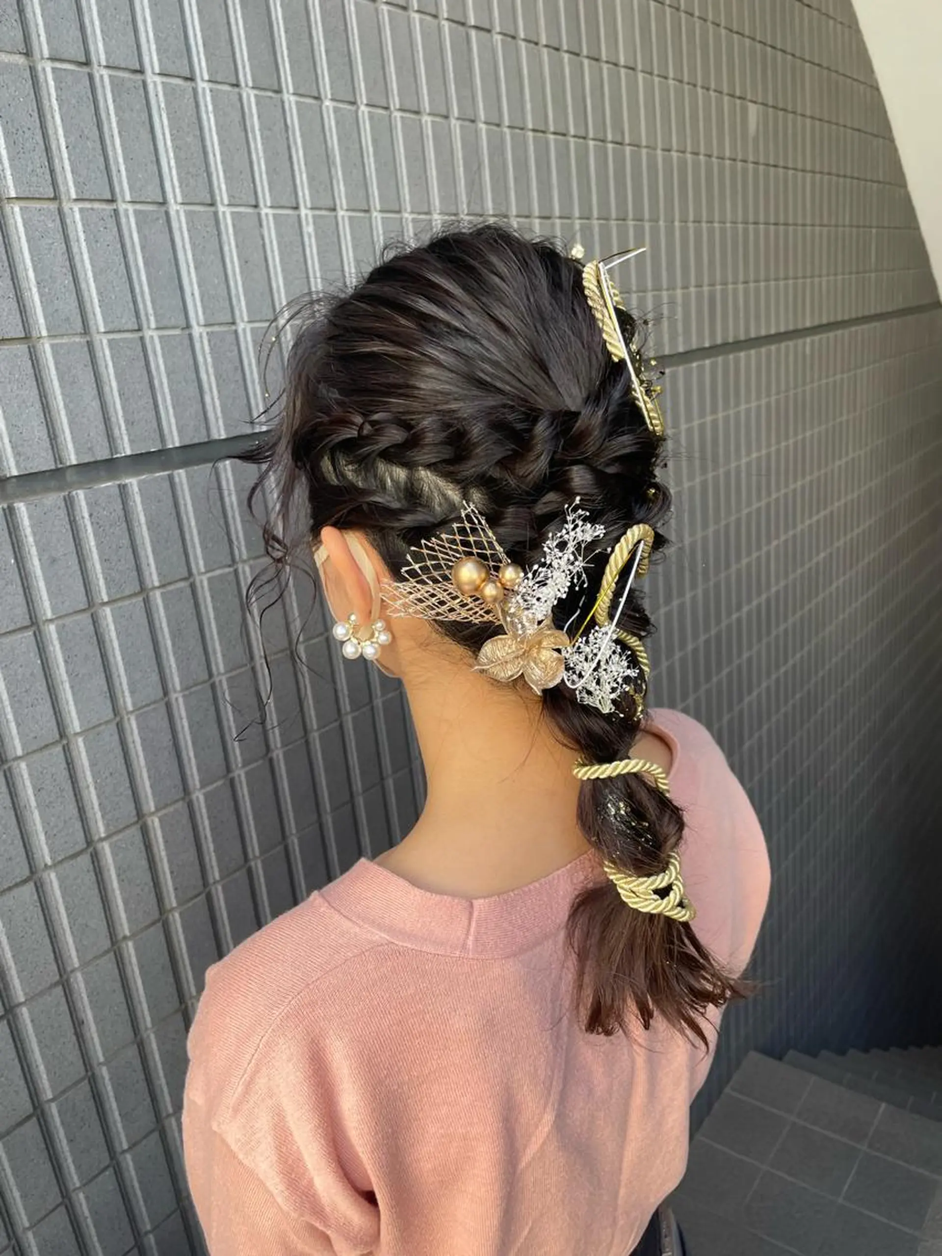 ロング ヘアアレンジ 松永 梨央のヘアスタイル