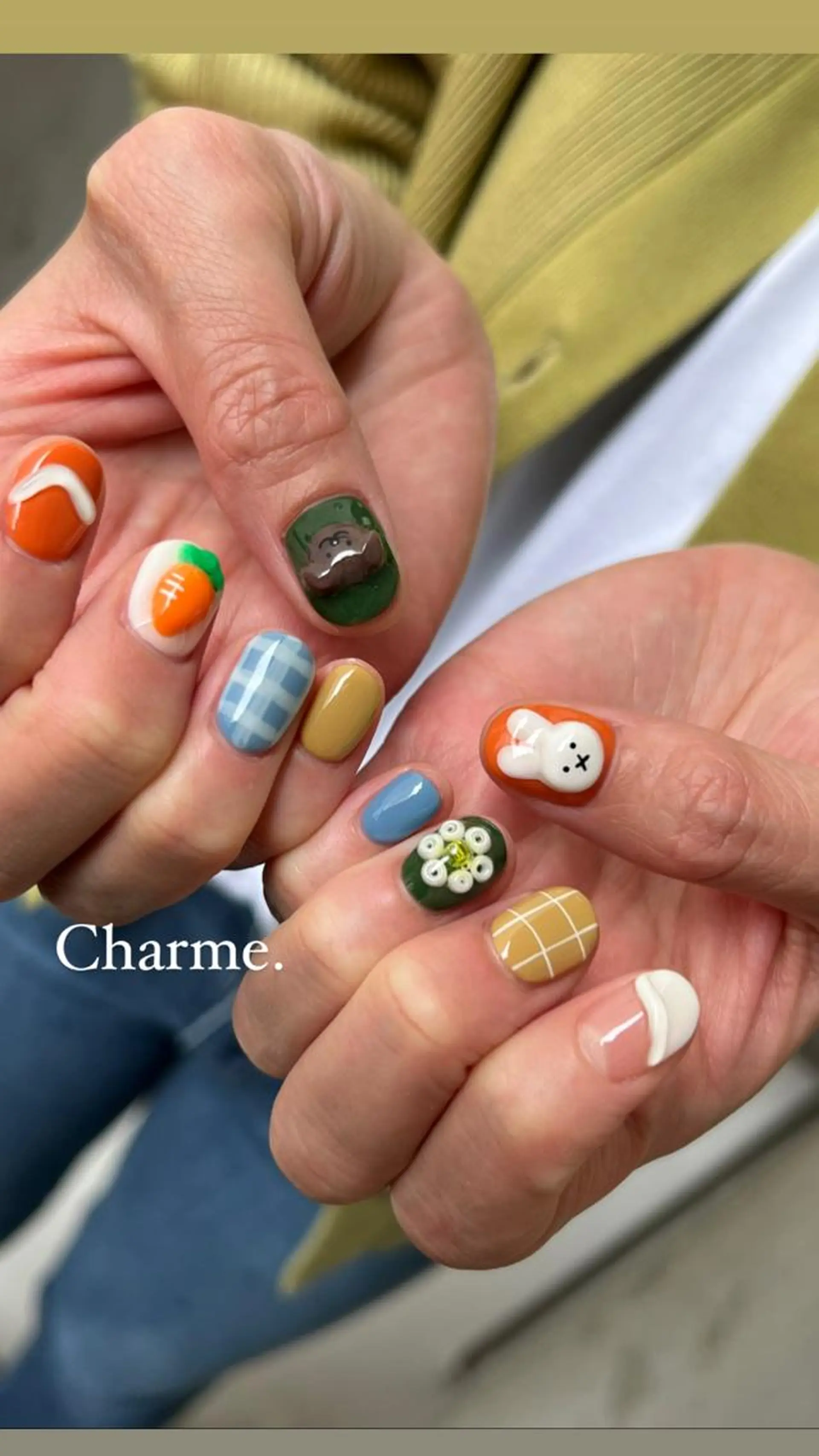 ネイル 持ち込み ニュアンスネイル ハンドネイル ハンドケア Charme. NOBUKOのネイルデザイン