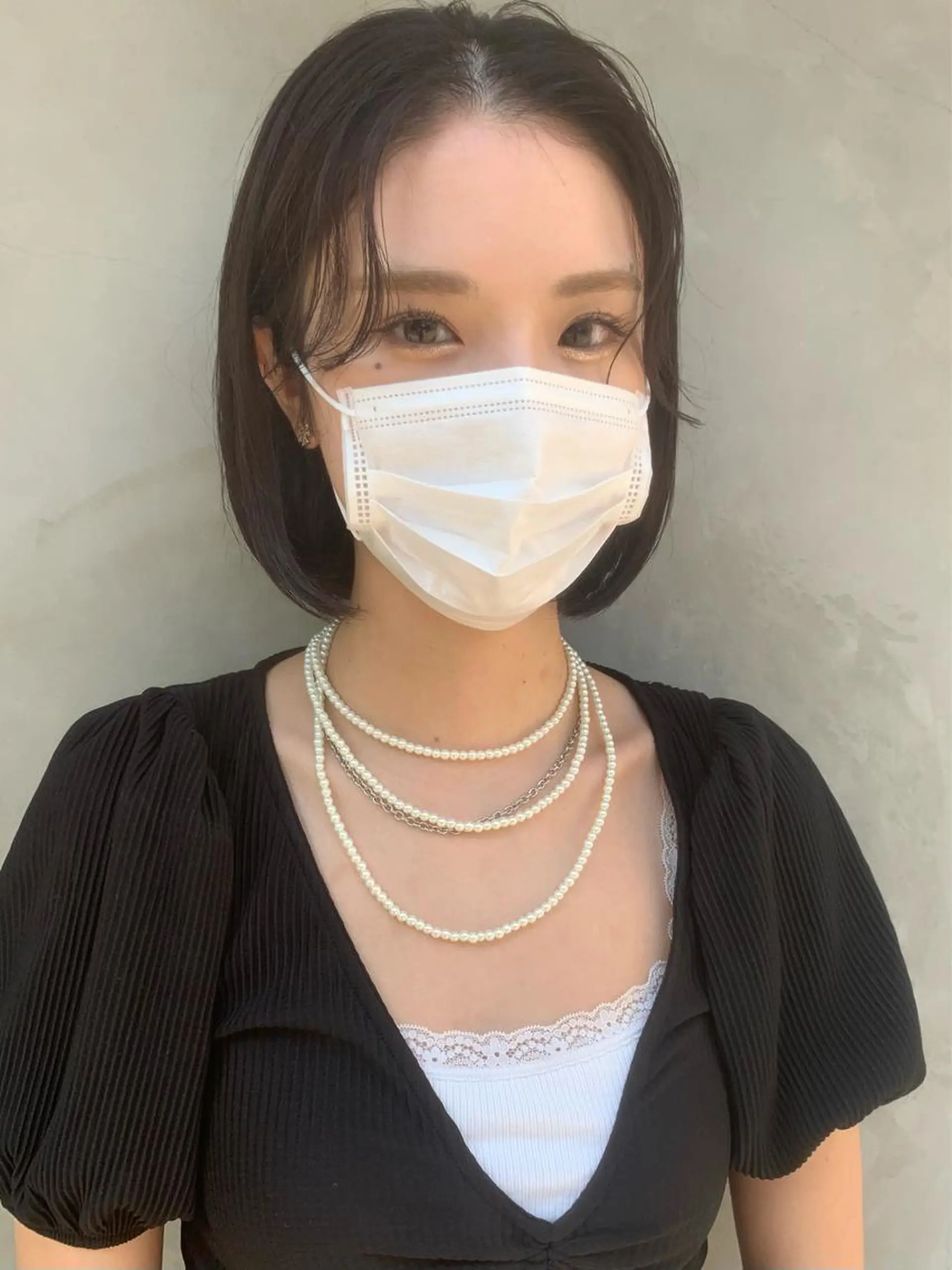 カラー 黒髪 ブルーカラー ブルーブラック joh/メンズ/ ブリーチ/矢場町のヘアスタイル