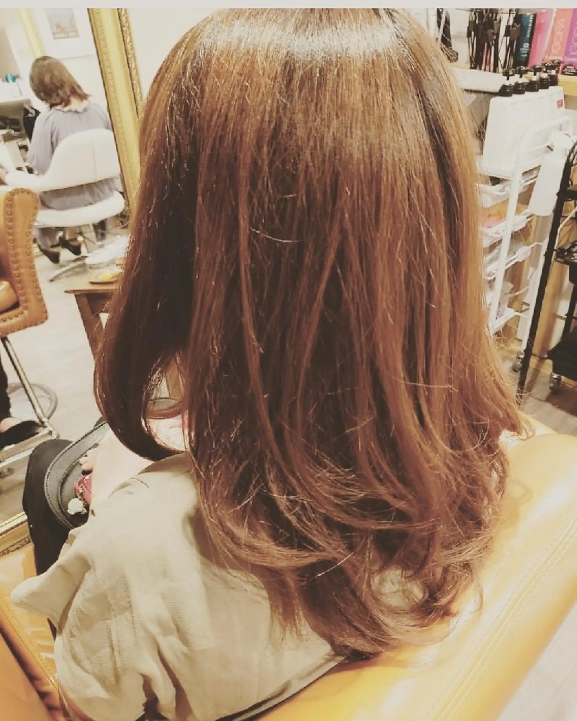 ロング カラー アディクシーカラー ブルーカラー 外国人風カラー トリートメント カット ヘアカラー トリートメント spa hair  ark 富井直美のヘアスタイル