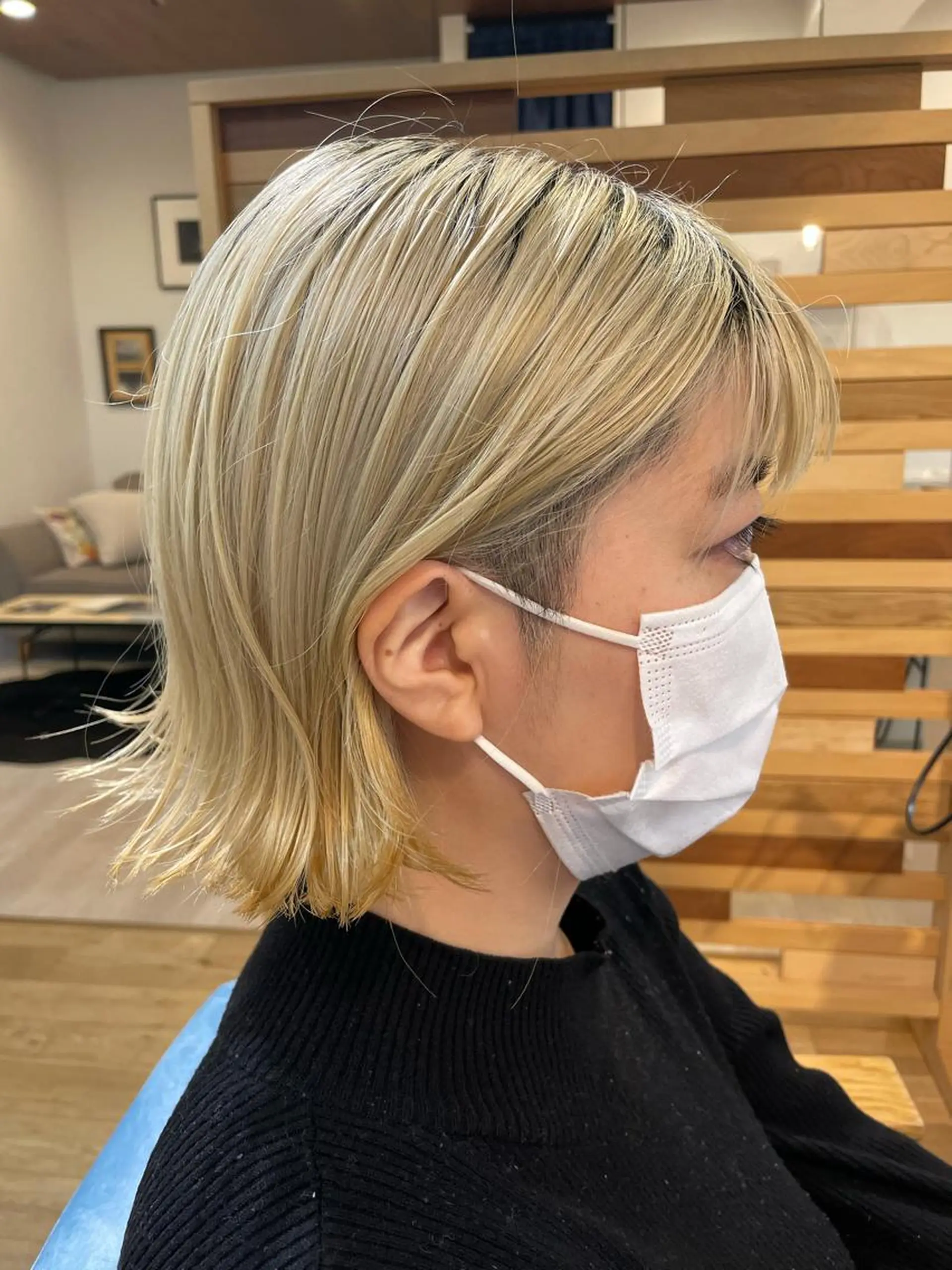 ショート ボブ 外ハネヘア 齋藤 巧のヘアスタイル